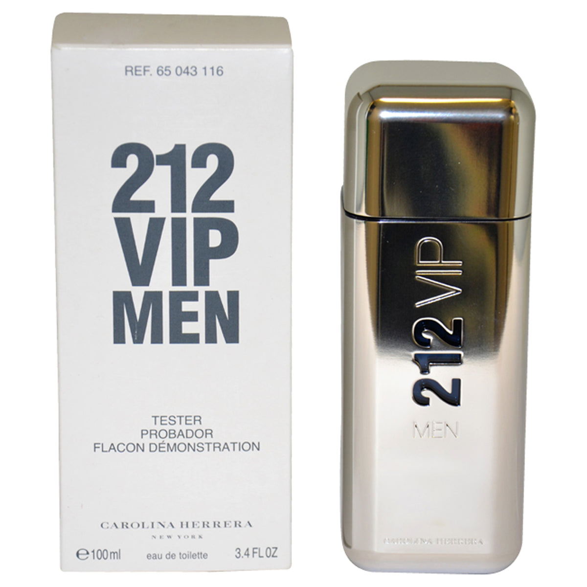 Carolina Herrera 212 VIP Men's Eau De Toilette Fragrance Testers Tester 3.4 FL OZ | 100 ML