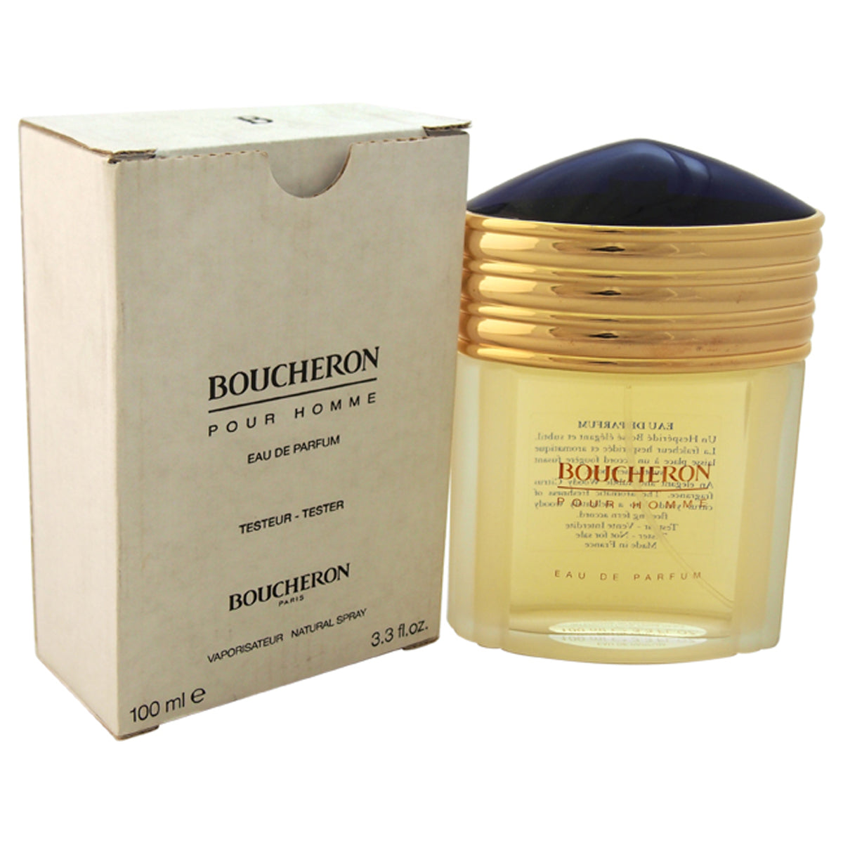 Boucheron Boucheron for Men's Fragrance Testers Tester 3.3 FL OZ | 100 ML
