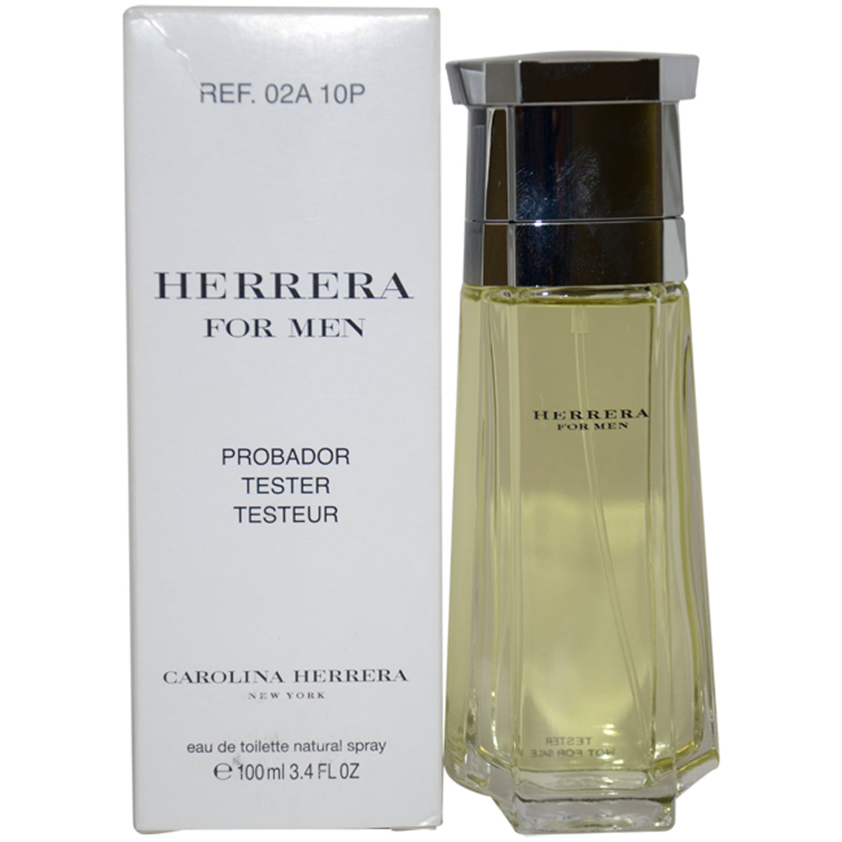 Carolina Herrera Herrera for Men's Fragrance Testers Tester 3.4 FL OZ | 100 ML