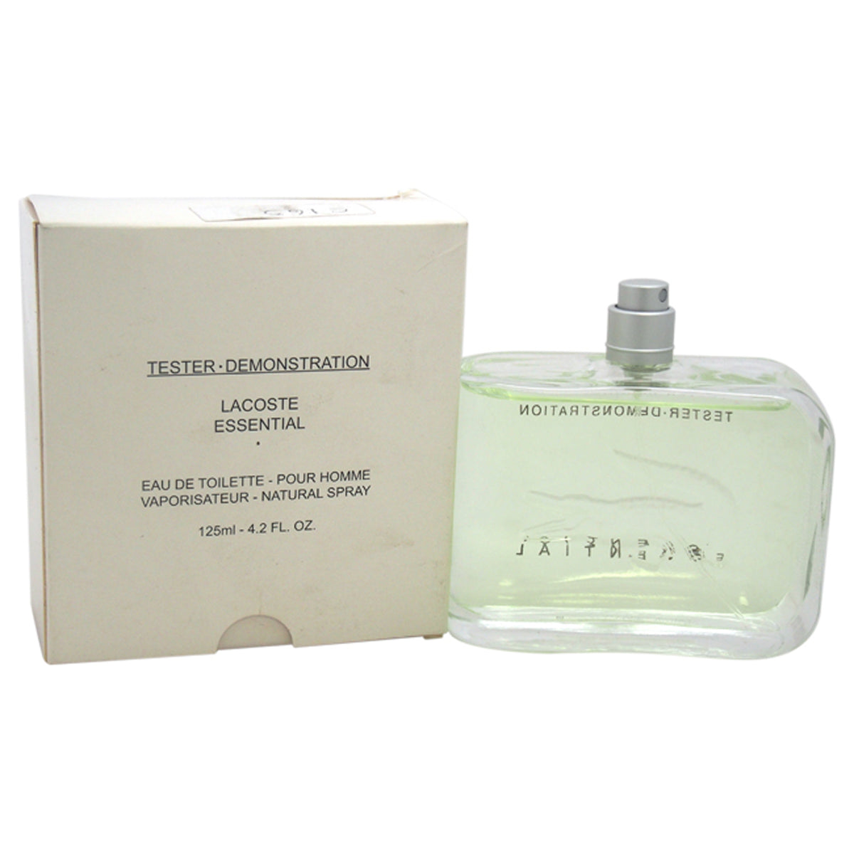 Lacoste Essential for Men's Eau De Toilette Fragrance Testers Tester 4.2 FL OZ | 125 ML