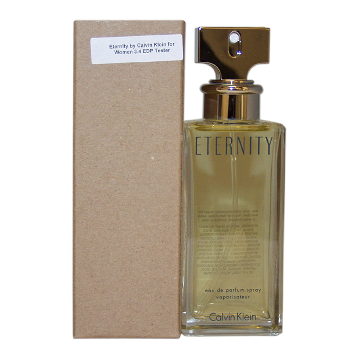 Calvin Klein Eternity for Women's Fragrance Testers Tester 3.4 FL OZ | 100 ML