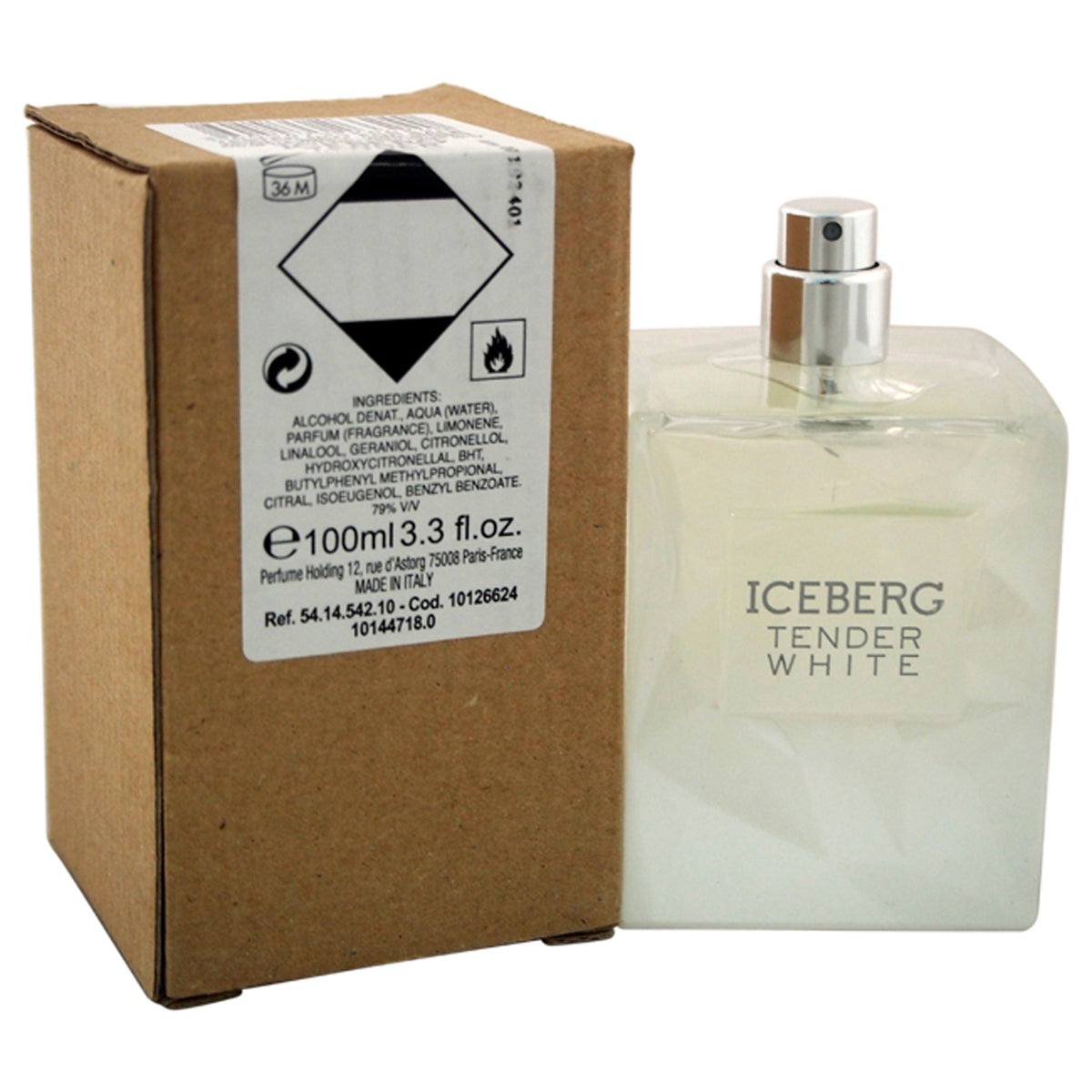 Iceberg Tender White Women's Fragrance Testers Tester 3.3 FL OZ | 100 ML