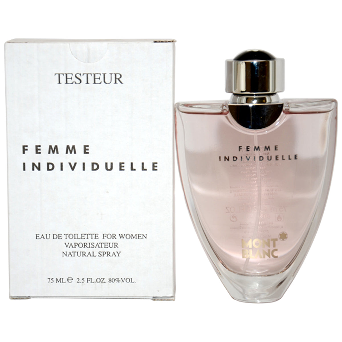 Mont Blanc Individuelle for Women's Eau De Toilette Fragrance Testers Tester 2.5 FL OZ | 75 ML