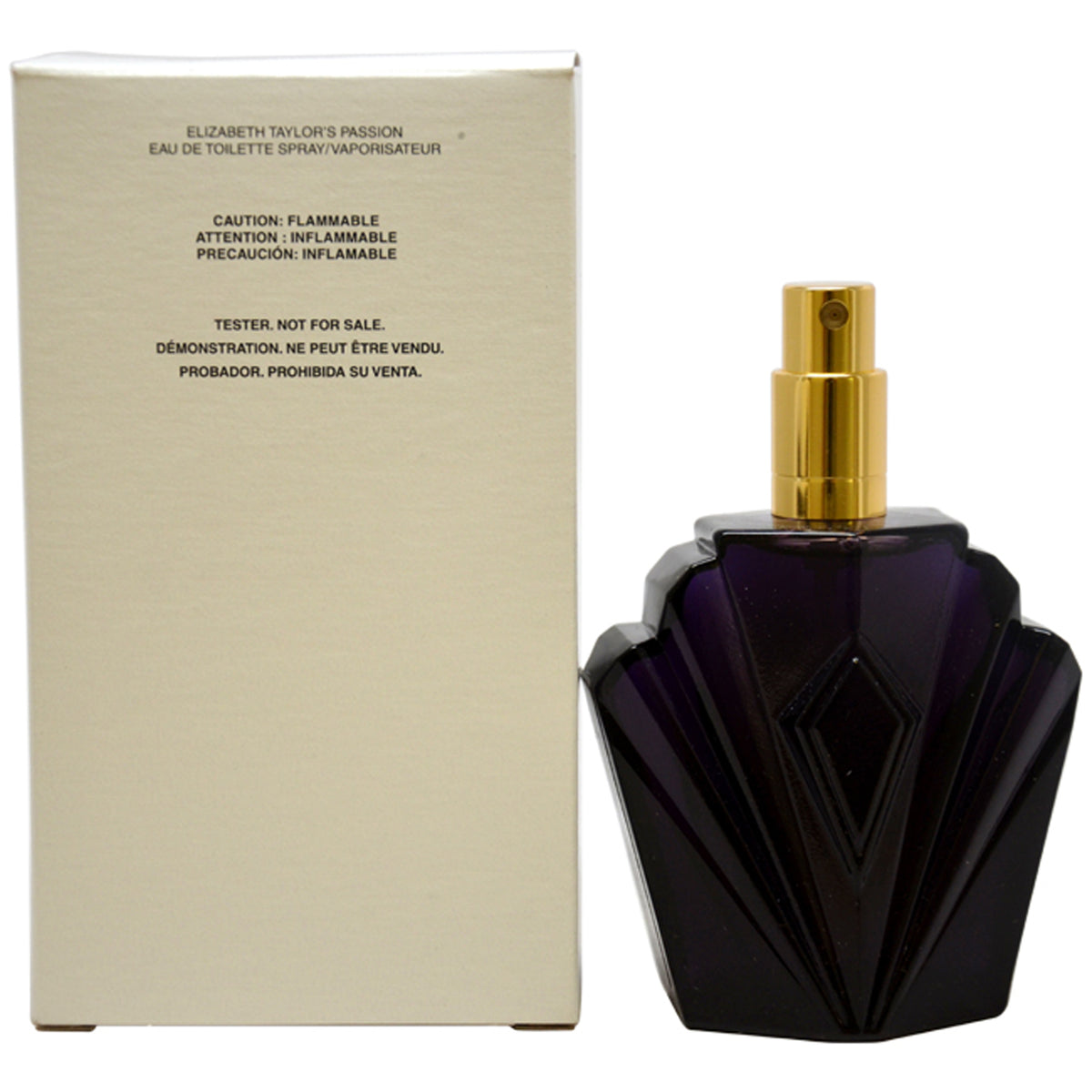 Elizabeth Taylor Passion for Women's Eau De Toilette Spray Fragrance Testers Tester 2.5 FL OZ | 75 ML