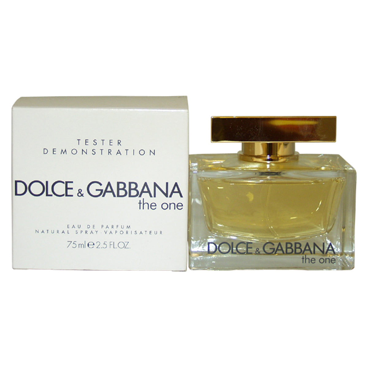Dolce and Gabbana The One Women's Eau De Parfum Spray Fragrance Testers Tester 2.5 FL OZ | 75 ML