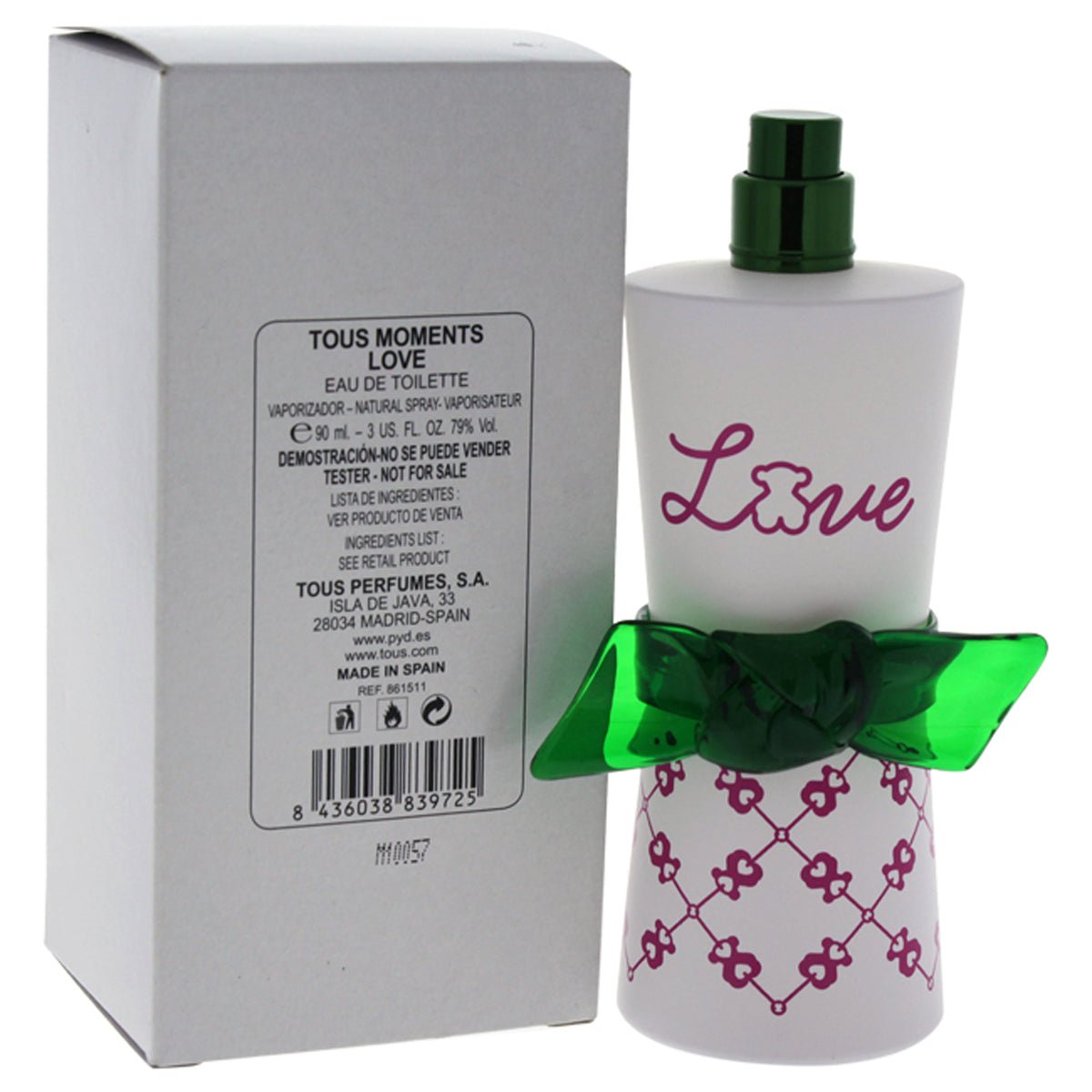 Tous Love Moments for Women's Fragrance Testers Tester 3 FL OZ | 90 ML