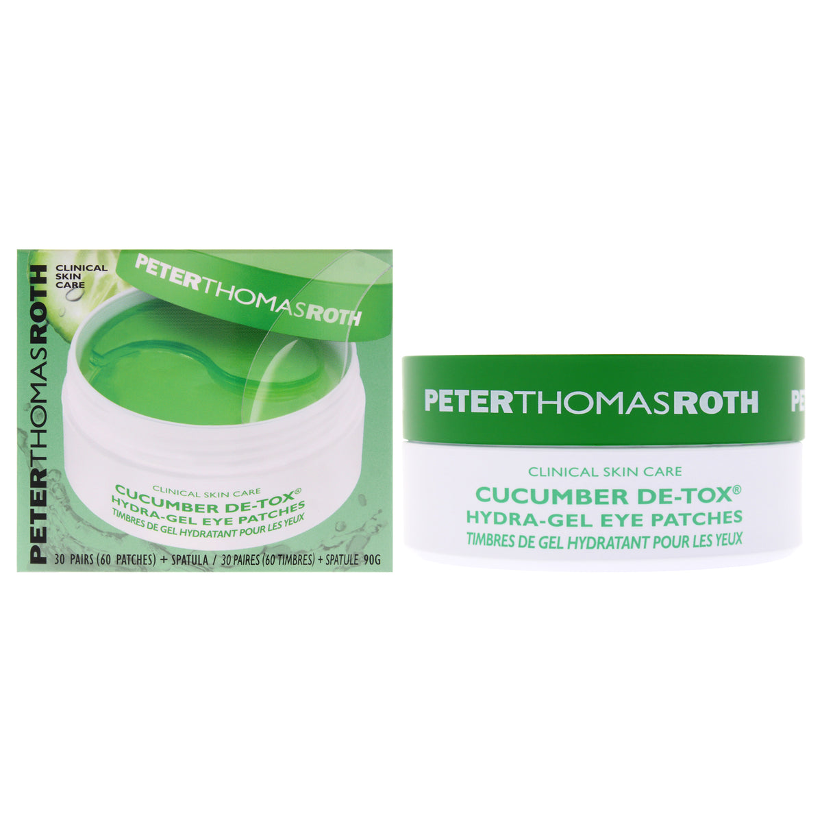 Peter Thomas Roth Cucumber De-Tox Hydra-Gel Eye Patches Unisex Eye Masks