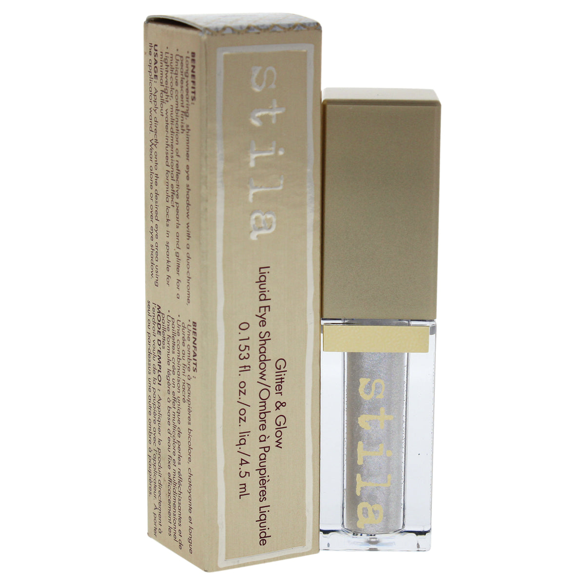 Stila Glitter and Glow Liquid Eye Shadow - Perlina Women's Eye Shadow 0.153 FL OZ | 4.5 ML