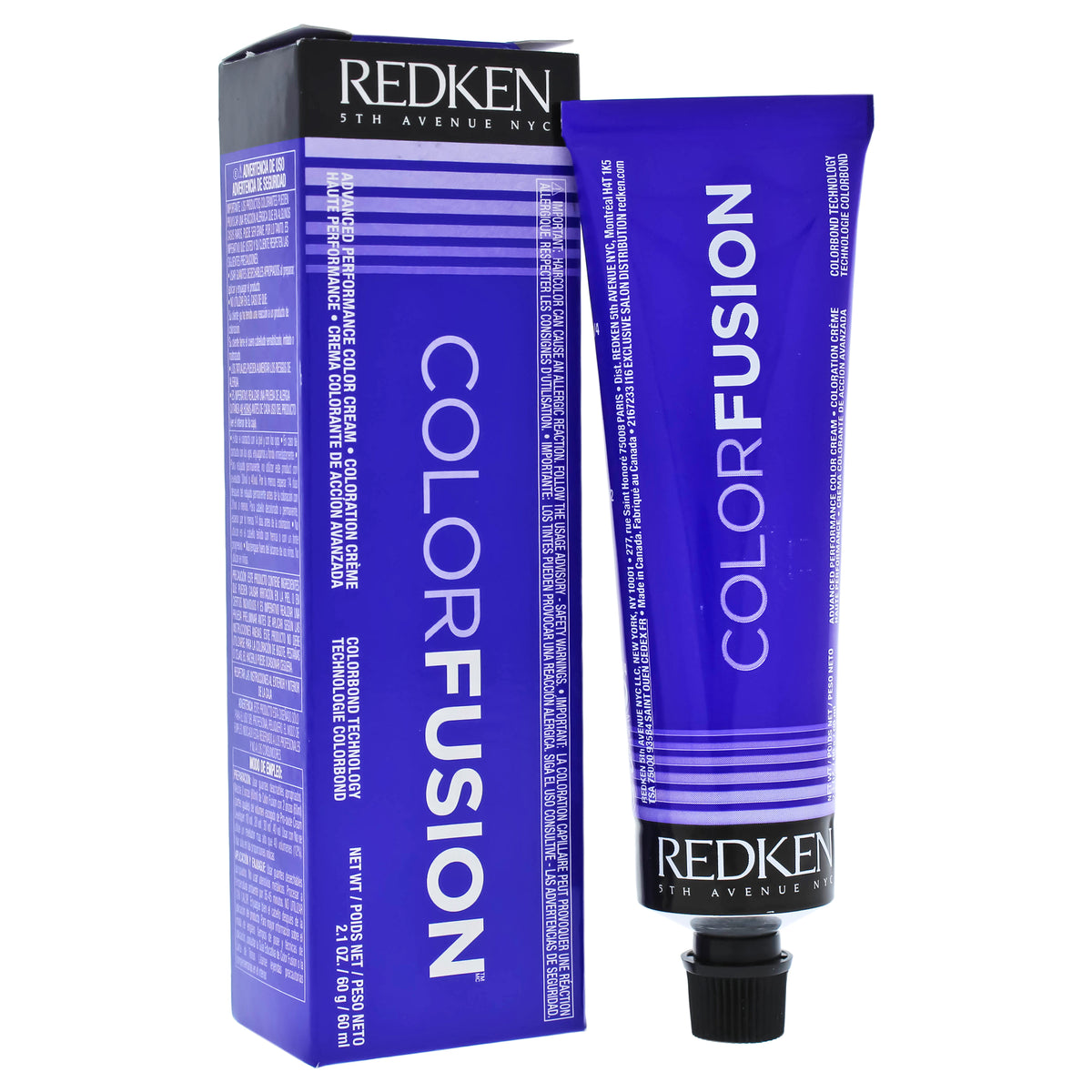 Redken Color Fusion Color Cream Cool Fashion 5Va Violet-Ash Unisex Color Dye 2.1 OZ | 62 ML