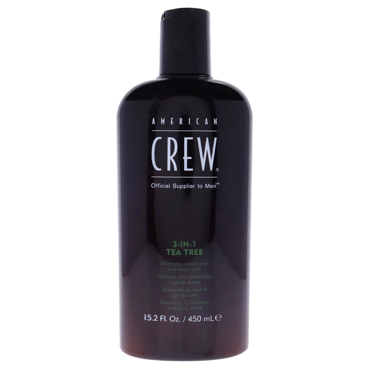 American Crew 3-In-1 Tea Tree Shampoo and Conditioner and Body Wash Men's 3-in-1 Shampoo, Conditioner & Body Wash 15.2 OZ | 450 ML