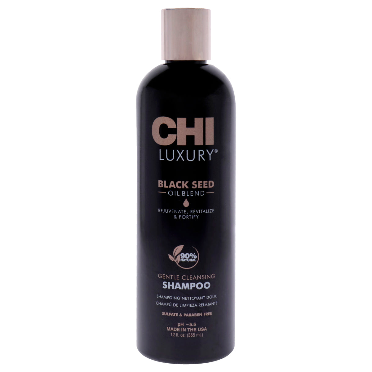 CHI Luxury Black Seed Oil Gentle Cleansing Shampoo Unisex Shampoos 12 FL OZ | 355 ML