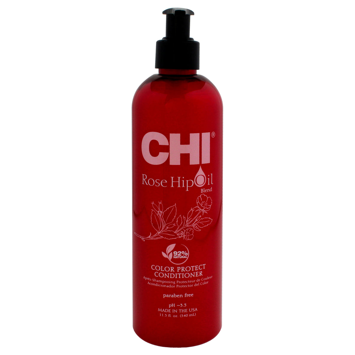 CHI Rose Hip Oil Blend Color Protect Conditioner Unisex Conditioners 11.5 FL OZ | 340 ML