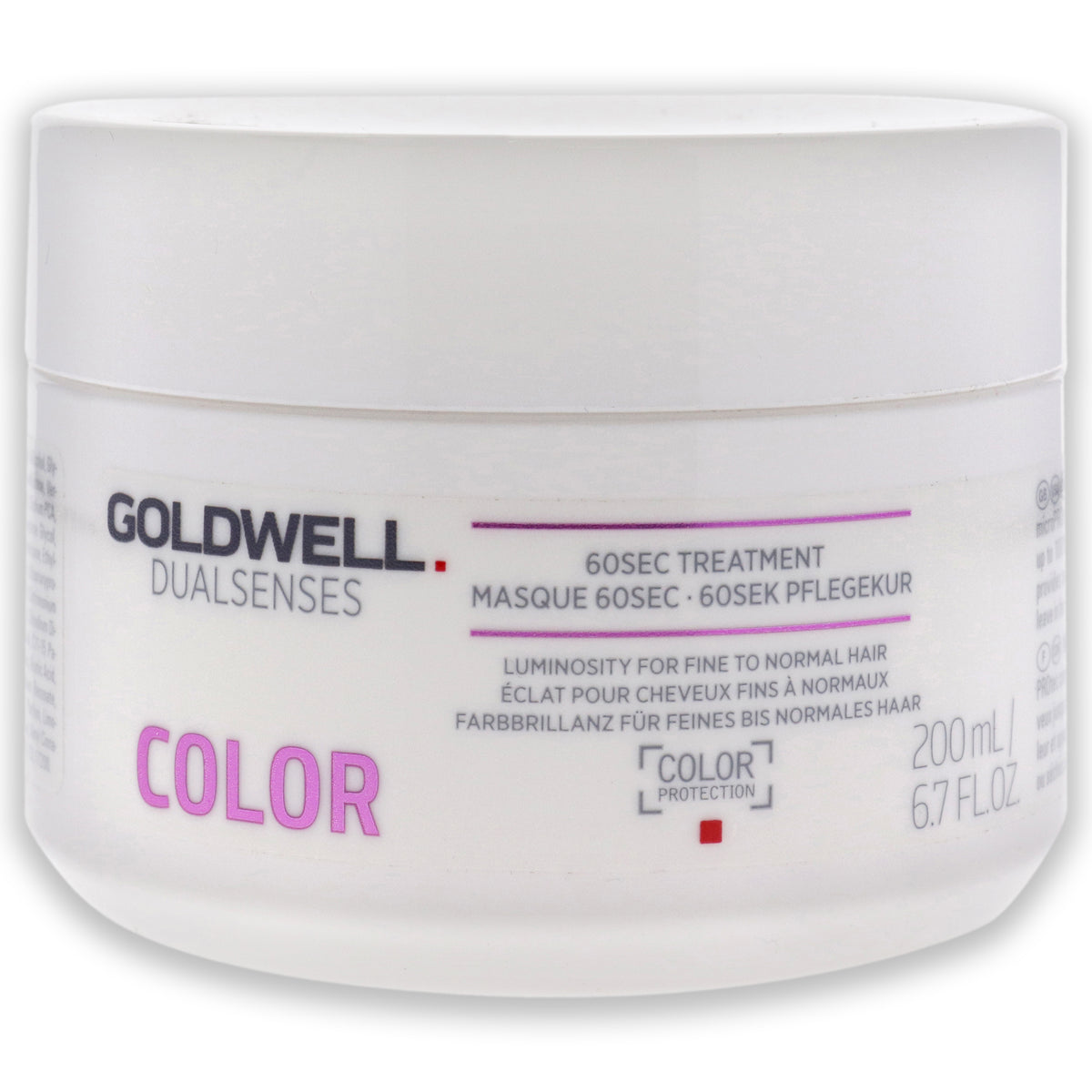 Goldwell Dualsenses Color 60Sec Treatment Unisex Hair Masks 6.7 OZ | 200 ML