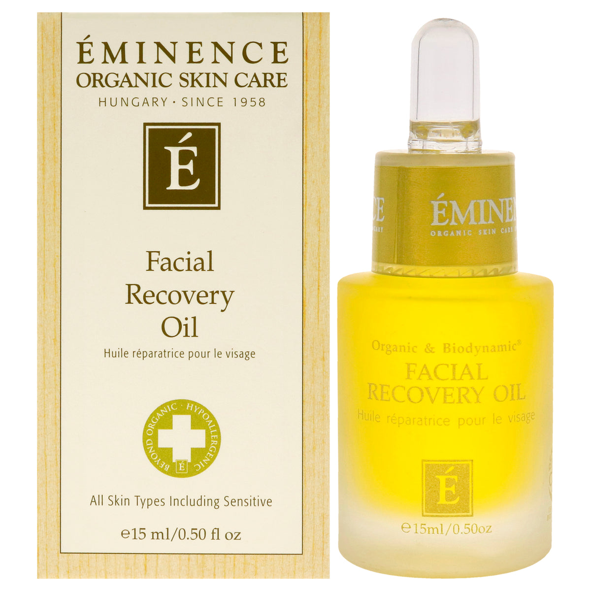 Eminence Facial Recovery Oil Unisex Face Oil 0.5 FL OZ | 15 ML