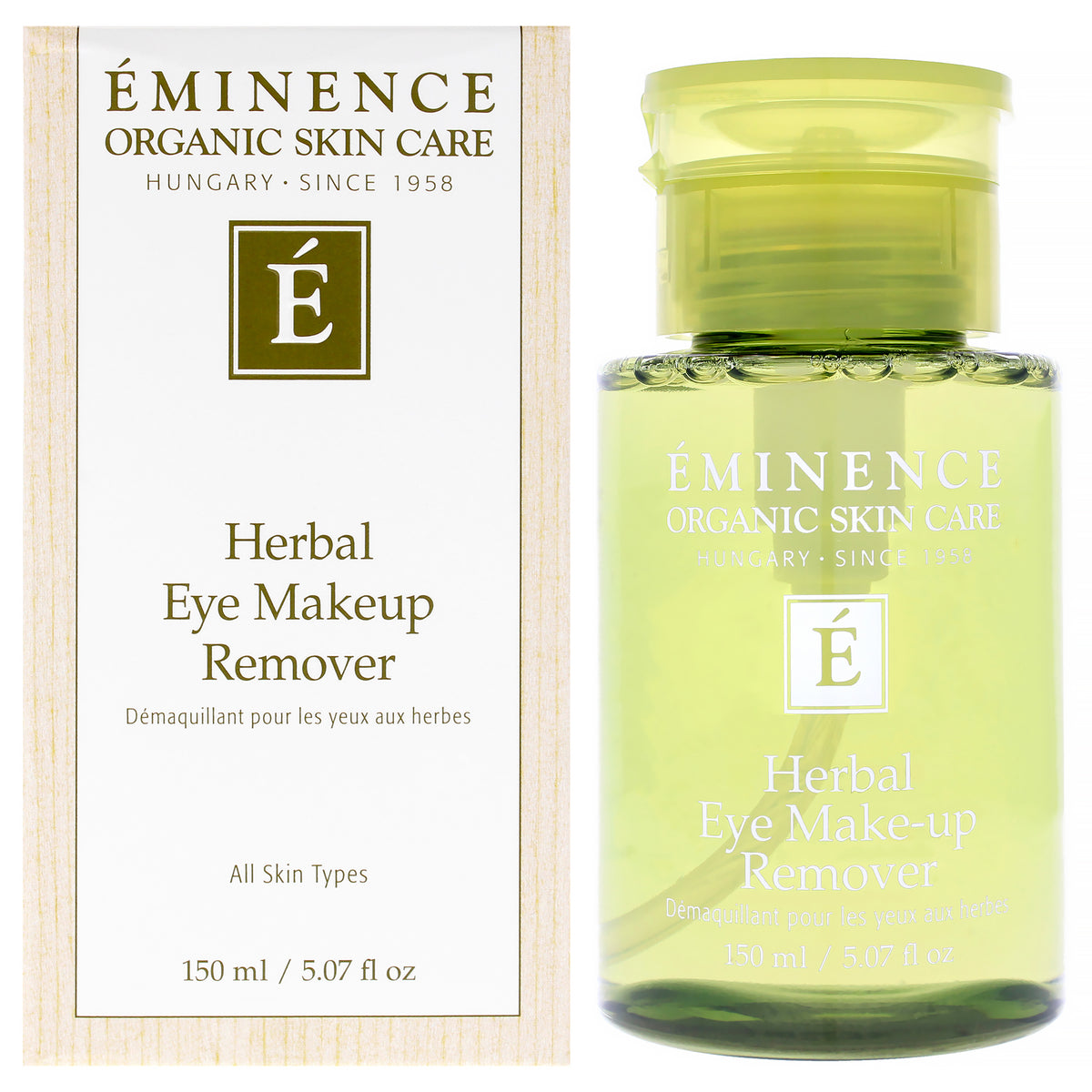 Eminence Herbal Eye Makeup Remover Unisex Makeup Cleansing Water 5.07 FL OZ | 150 ML