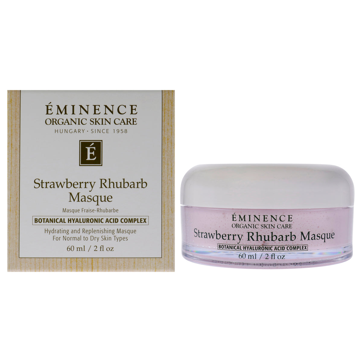 Eminence Strawberry Rhubard Masque Unisex Face Masks 2 OZ | 60 ML