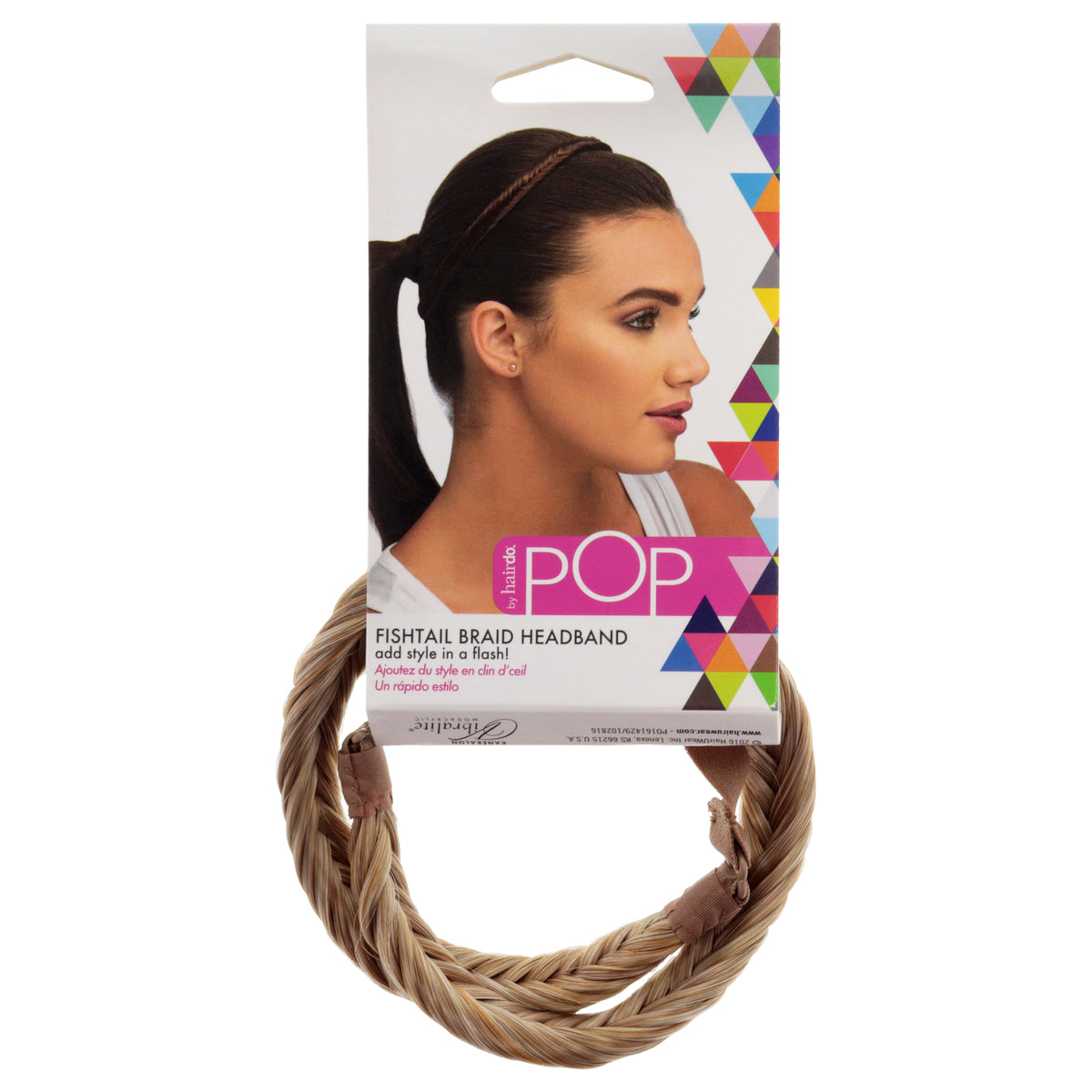 Hairdo Pop Fishtail Braid Headband - R25 Ginger Blonde Women's Headbands