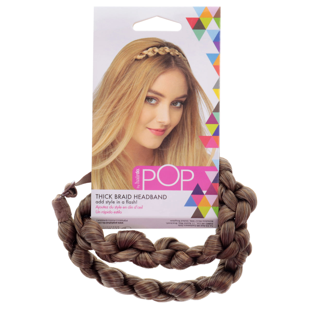 Hairdo Pop Thick Braid Headband - R1416T Buttered Toast Women's Headbands