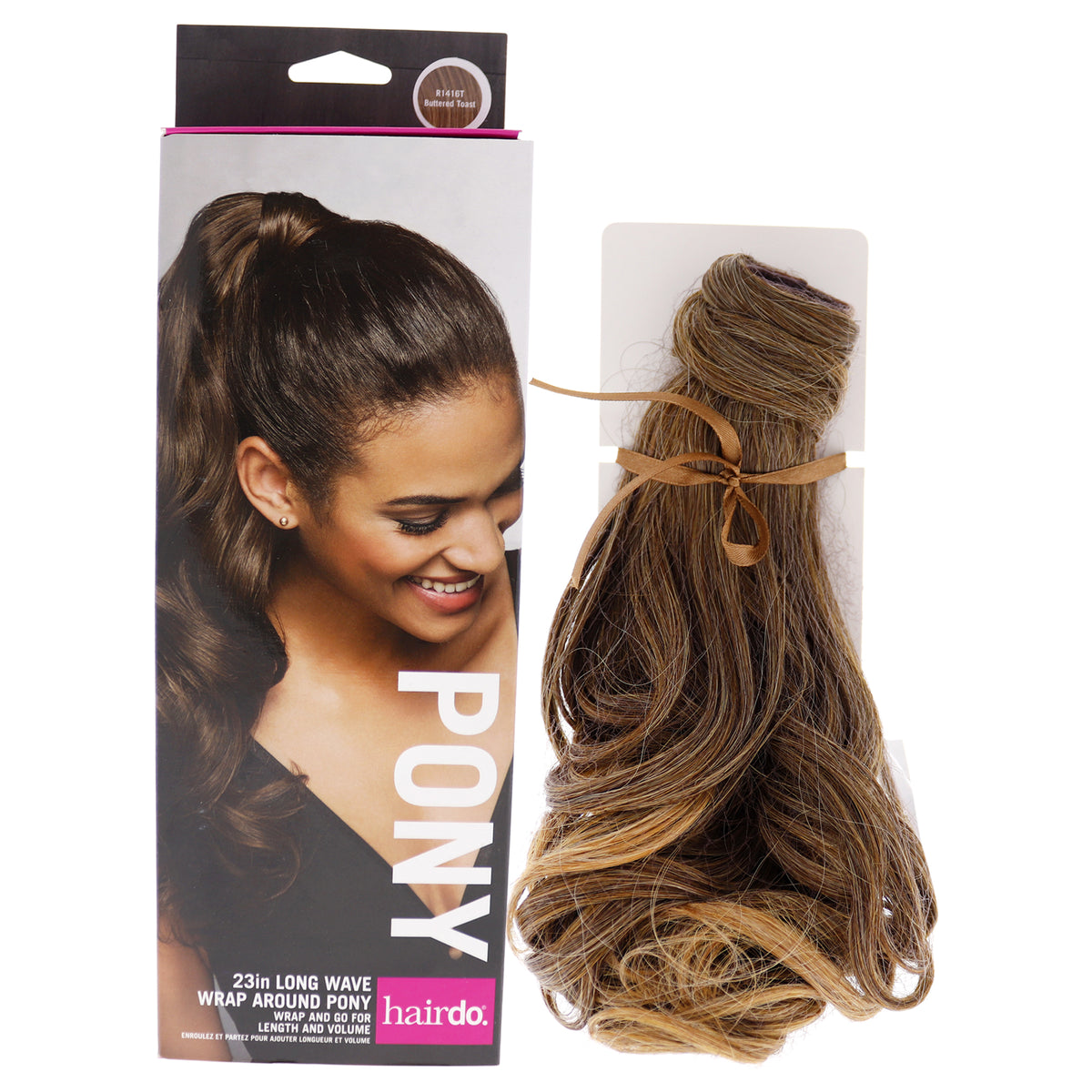 Hairdo Wave Wrap Around Pony - R1416T Buttered Toast Women's Hair Extensions 23 OZ | 680 G