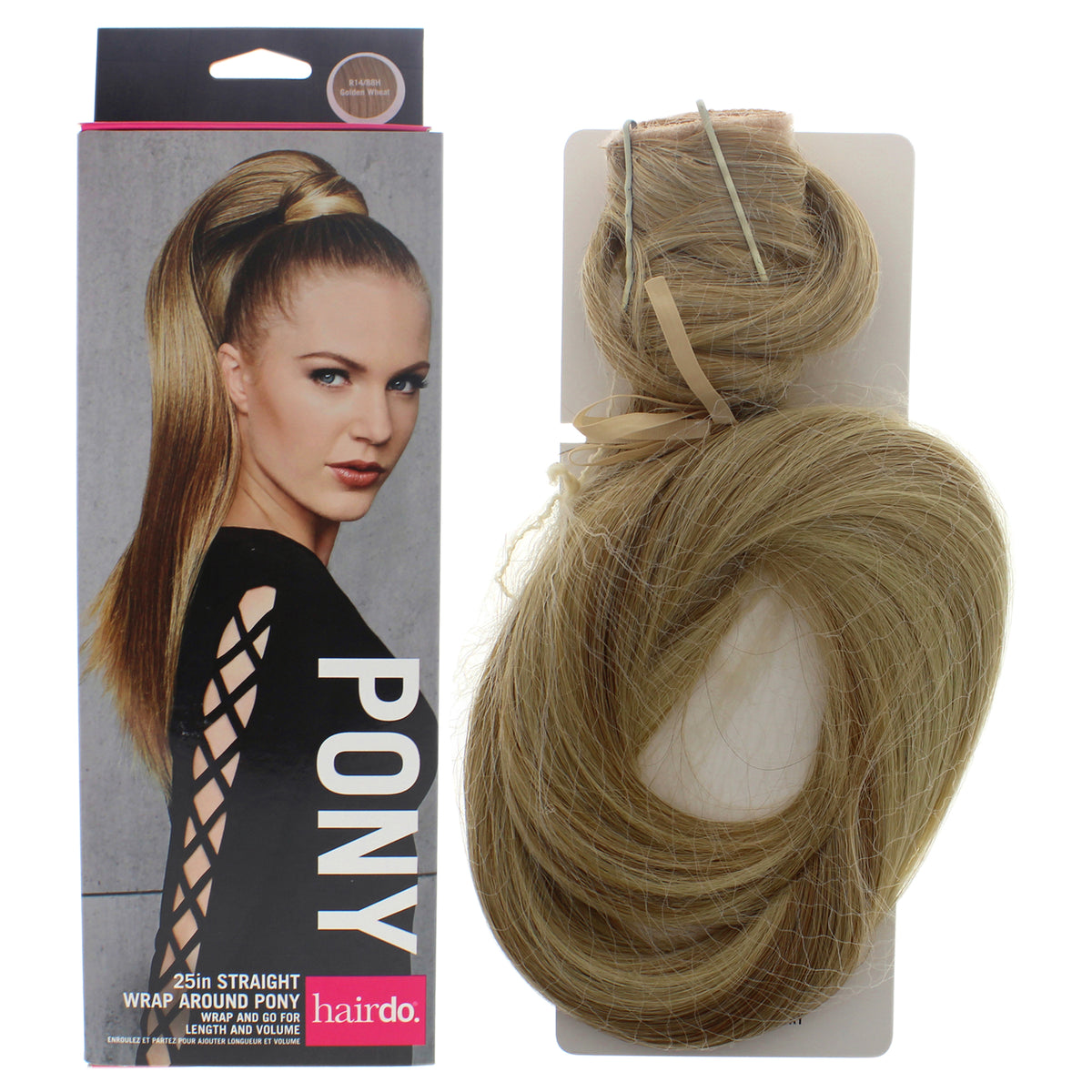 Hairdo Straight Wrap Around Pony - R14 88H Golden Wheat Women's Hair Extensions