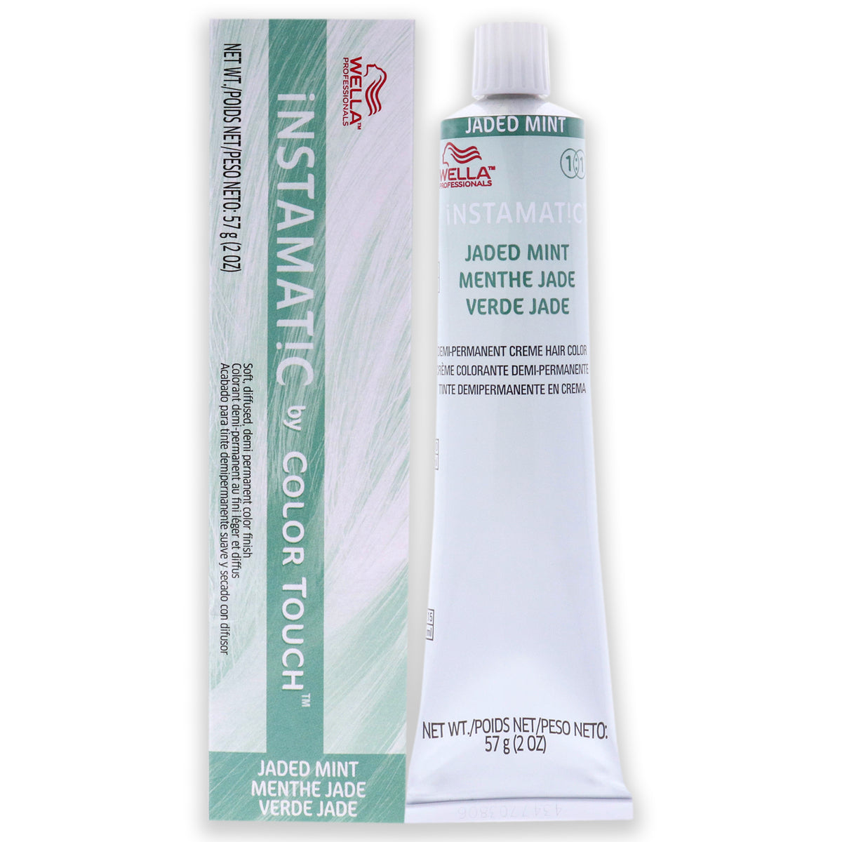 Wella Instamatic By Color Touch Demi-Permanent Hair Color - Jaded Unisex Color Glazes 2 OZ | 60 ML
