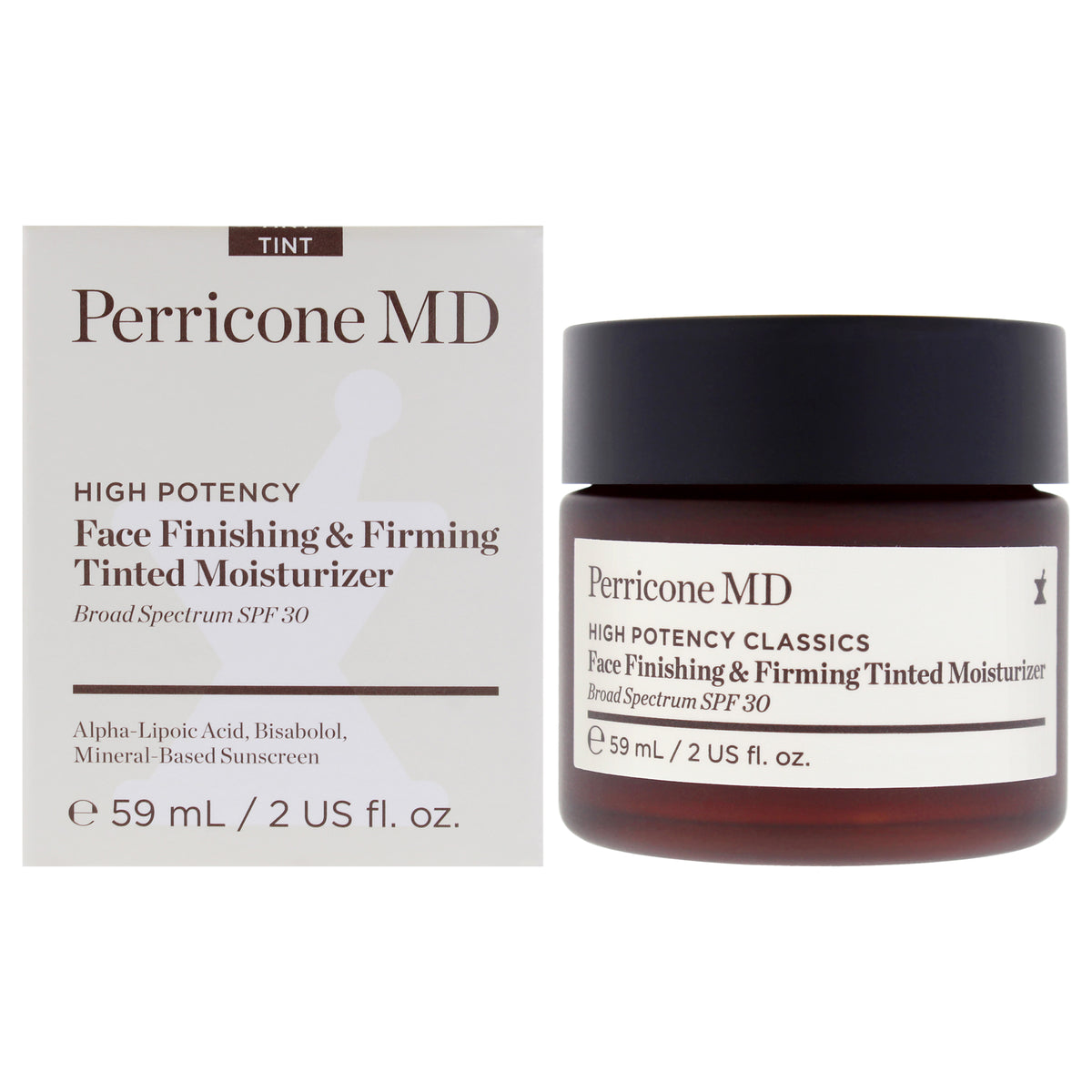 Perricone MD High Potency Classics Face Finishing and Firming Tinted Moisturizer Unisex Tinted Moisturizers 2 OZ | 60 ML