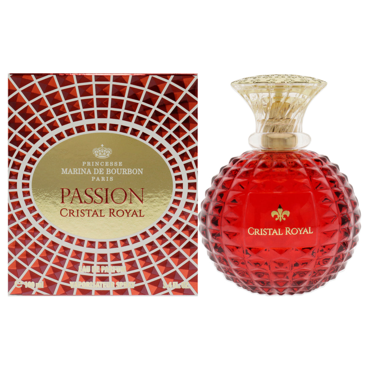 Princesse Marina de Bourbon Cristal Royal Passion Women's Eau de Parfum 3.4 FL OZ | 100 ML