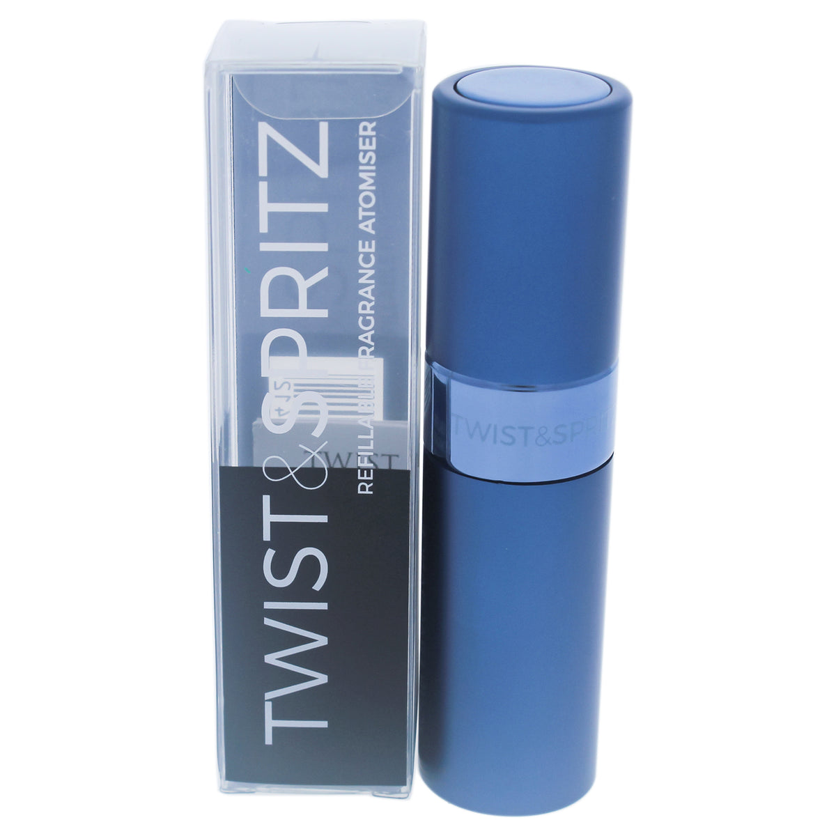Twist and Spritz Twist and Spritz Atomiser Blue Women's Personal Fragrance Tools & Accessories 0.3 FL OZ | 8 ML