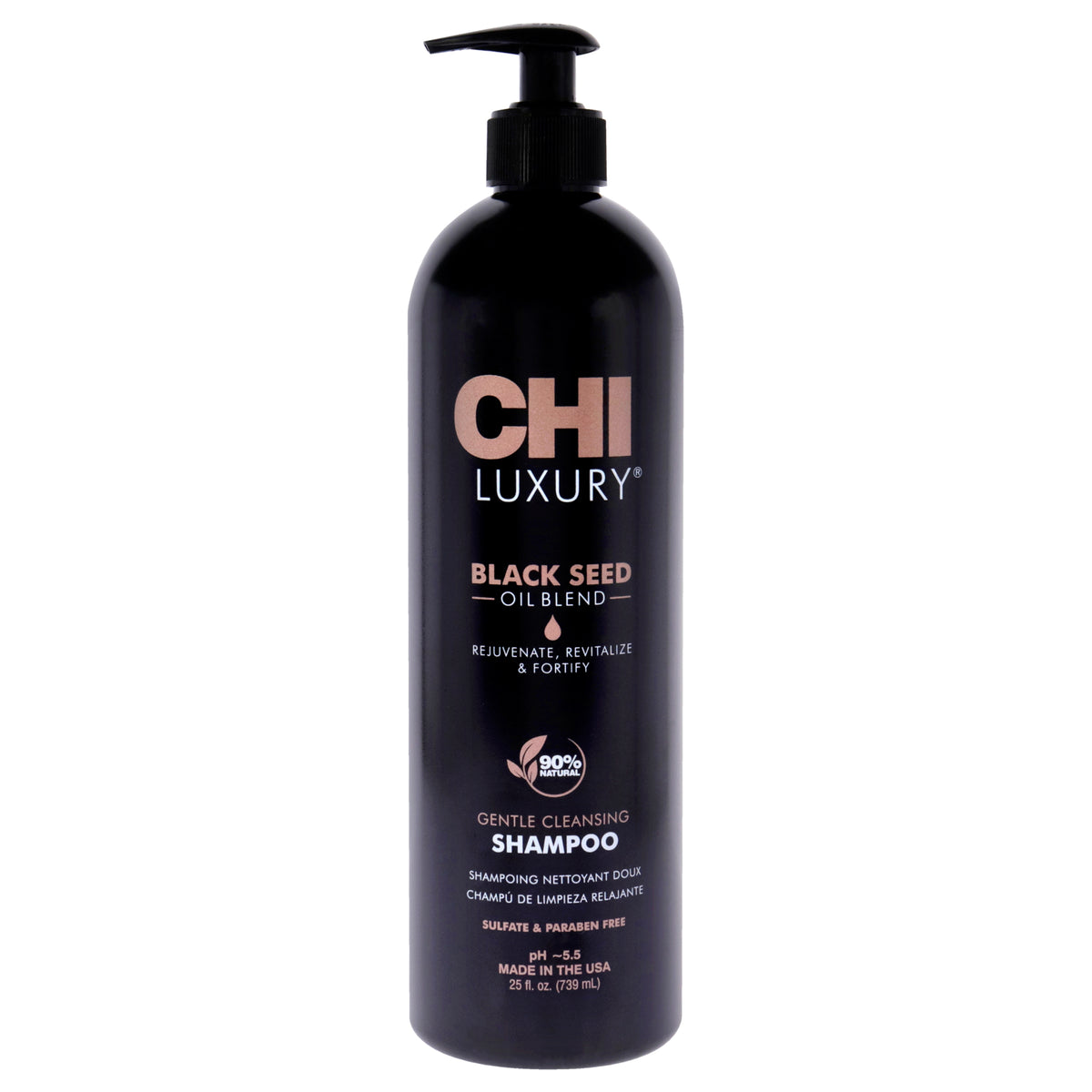 CHI Luxury Black Seed Oil Gentle Cleansing Shampoo Unisex Shampoos 25 OZ | 739 ML