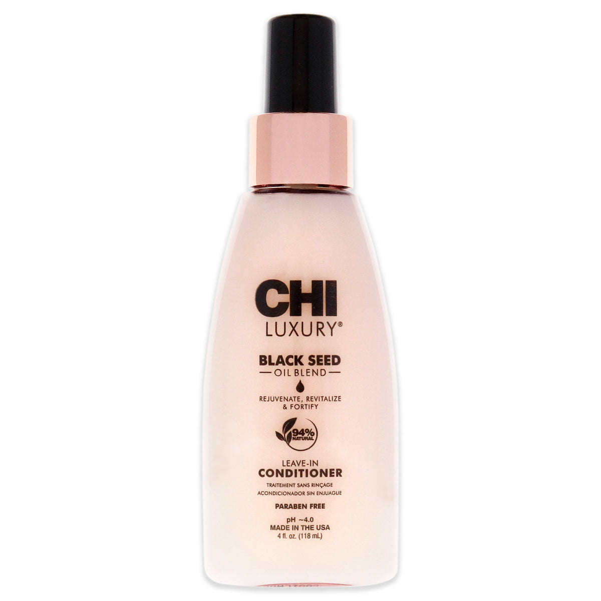 CHI Luxury Black Seed Oil Leave-In Conditioner Unisex Conditioners 4 FL OZ | 118 ML