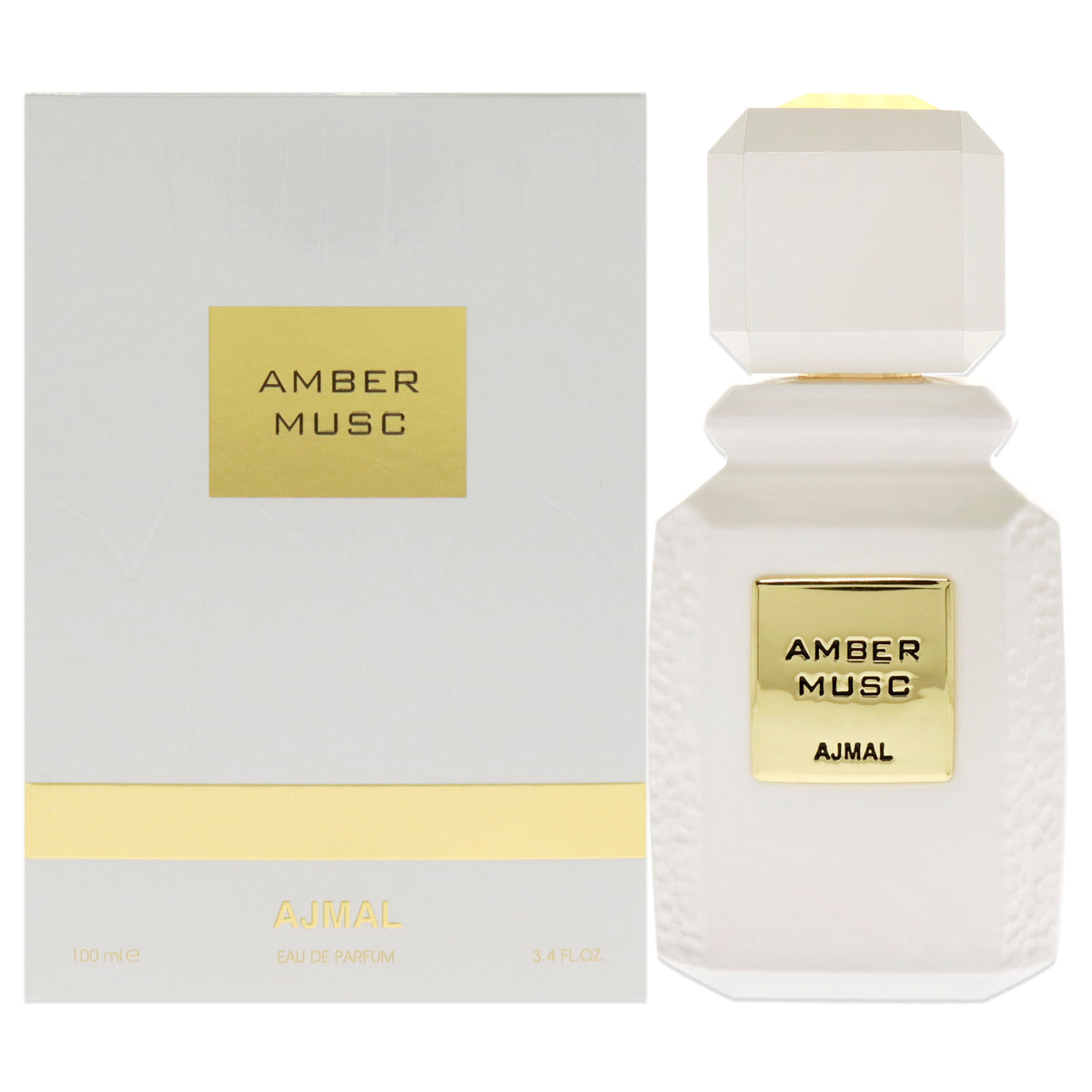 Ajmal Amber - Musc Unisex Eau de Parfum 3.4 FL OZ | 100 ML