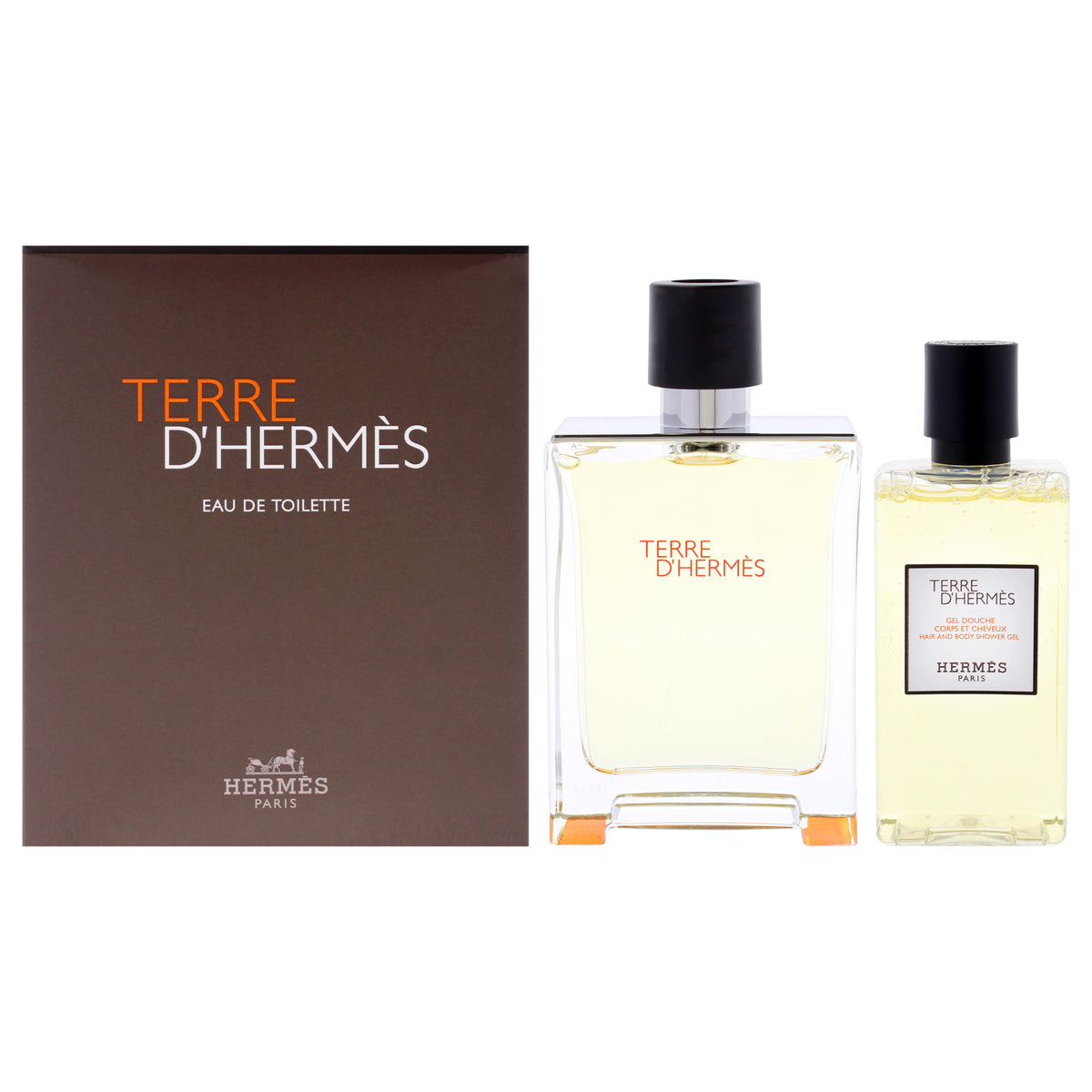 Hermes Terre DHermes Men's 2 Pc Gift Set Personal Fragrance Sets 3.3 FL OZ | 100 ML