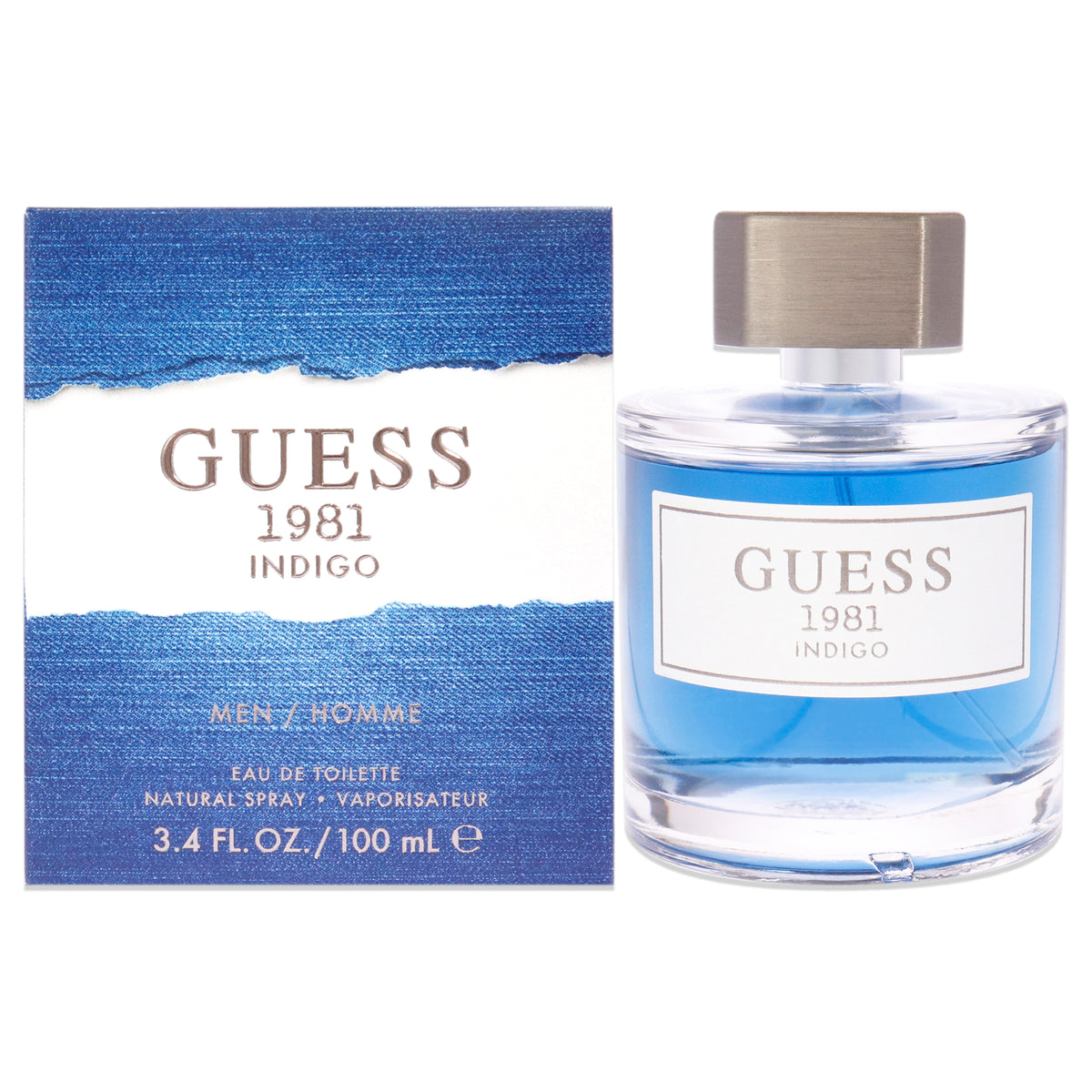 Guess 1981 Indigo Men's Eau de Toilette 3.4 FL OZ | 100 ML