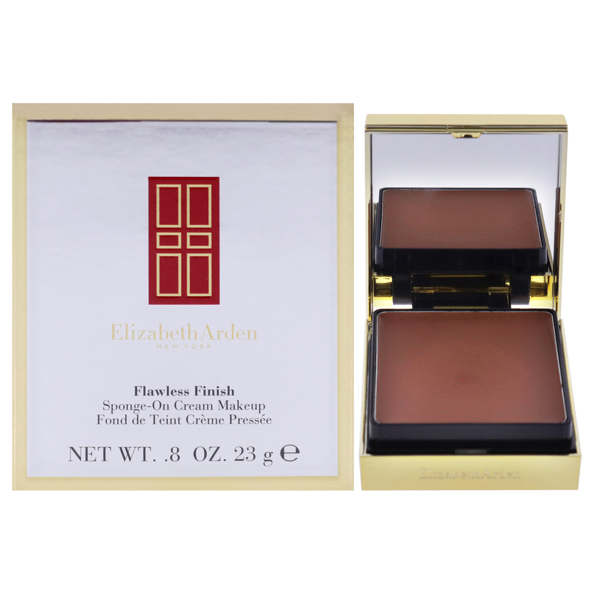 Elizabeth Arden Flawless Finish Sponge-On Cream Makeup 57 Chestnut Women's Foundation 0.8 FL OZ | 24 ML