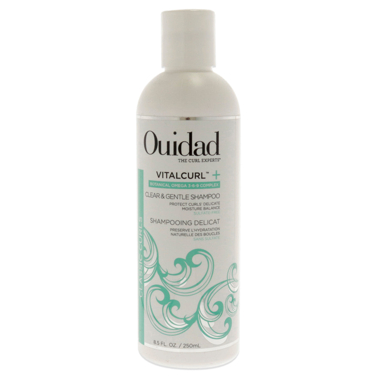 Ouidad VitalCurl Plus Clear and Gentle Shampoo Unisex Shampoos 8.5 FL OZ | 251 ML