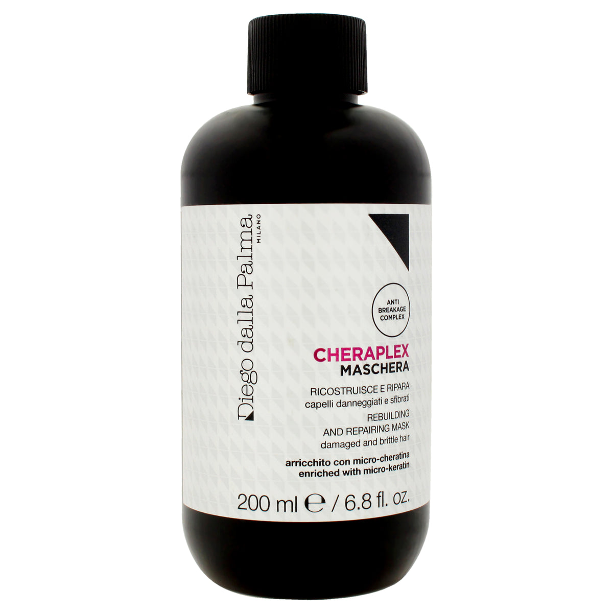 Diego Dalla Palma Cheraplex Rebuilding and Repairing Mask Unisex Hair Masks 6.8 FL OZ | 200 ML