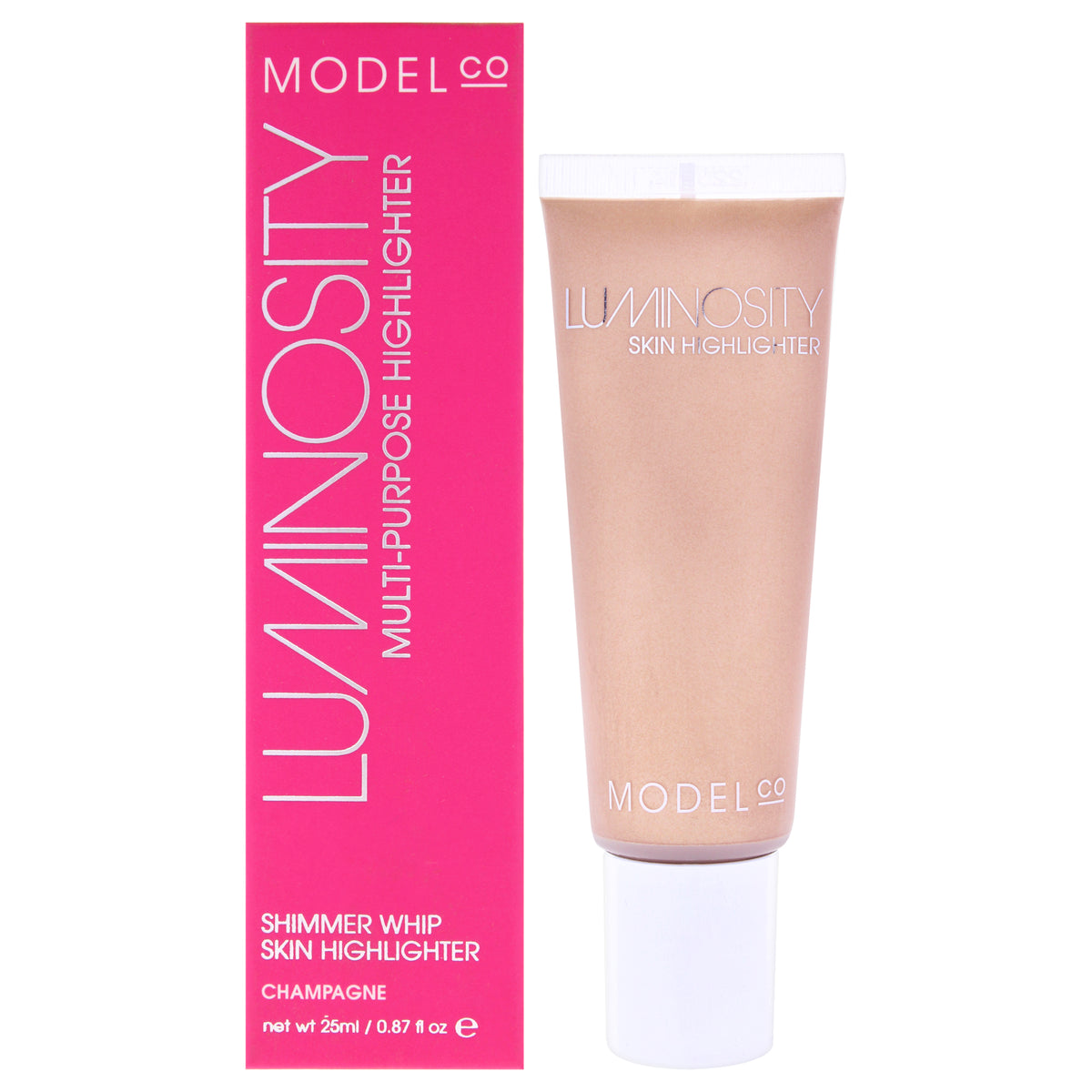 ModelCo Luminosity Shimmer Whip - Champagne Women's Highlighters & Luminizers 0.87 OZ | 25.8 ML