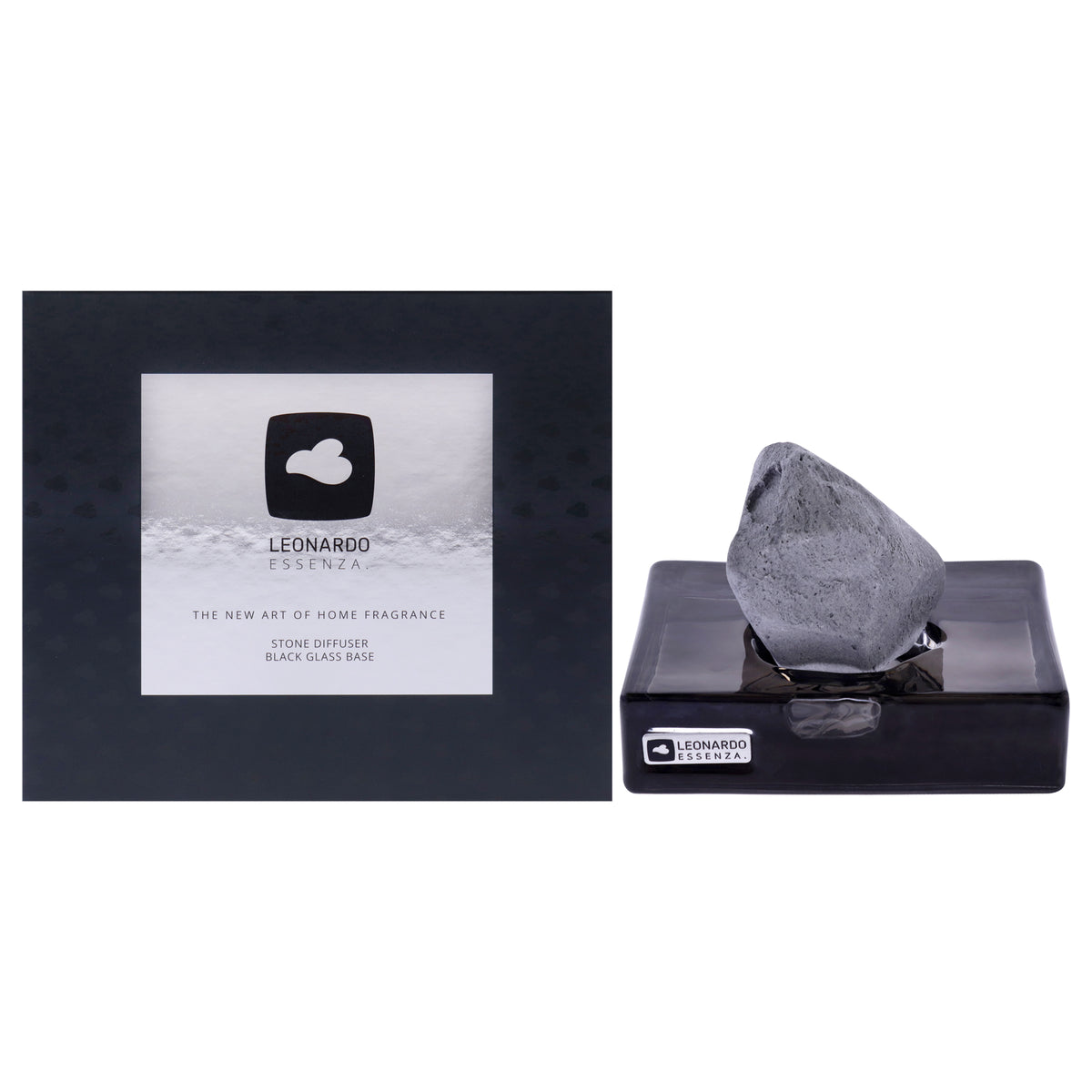 Leonardo Essenza Stone Diffuser Set - Black Unisex Home Fragrance Sets