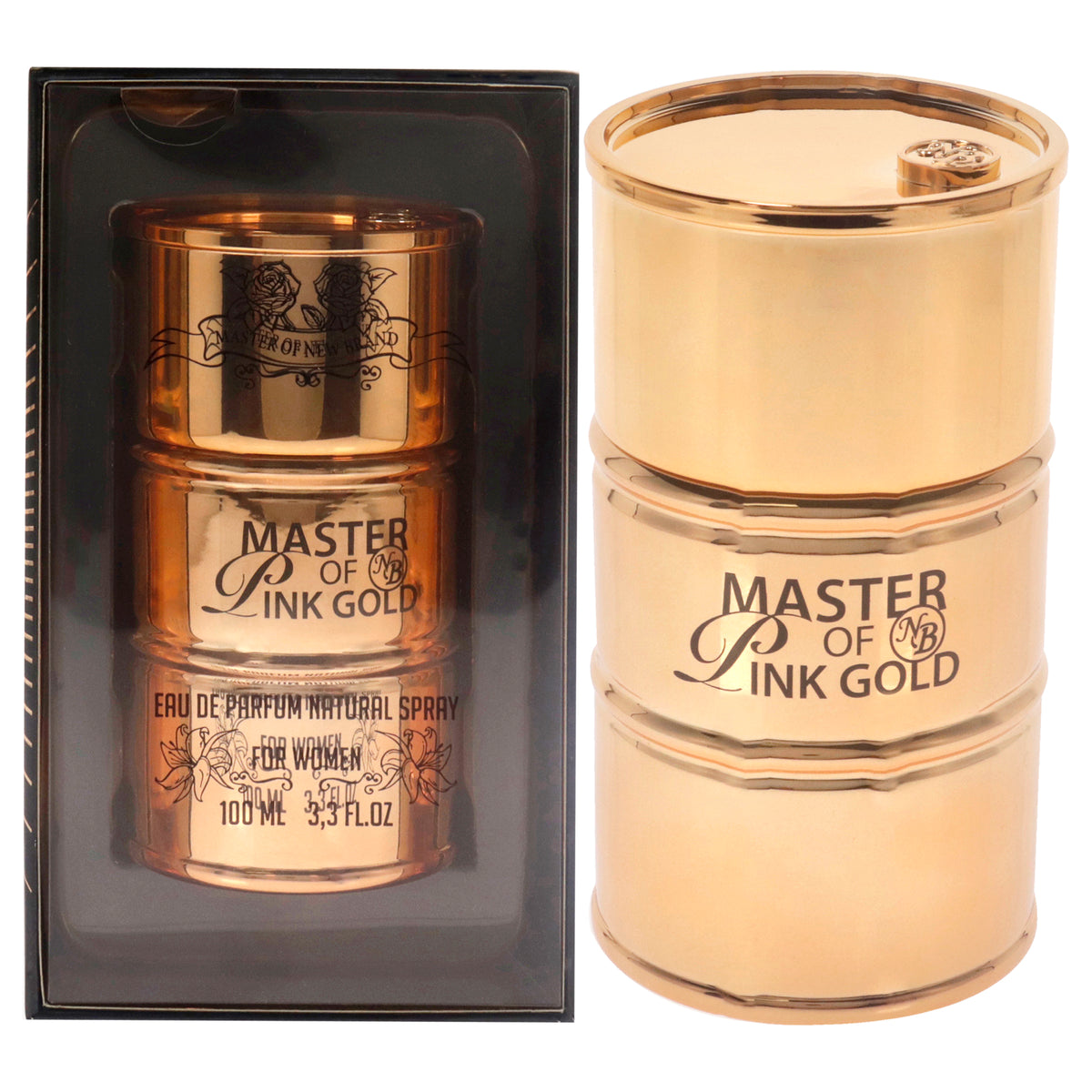 New Brand Master of Pink Gold Women's Eau de Parfum 3.3 FL OZ | 100 ML