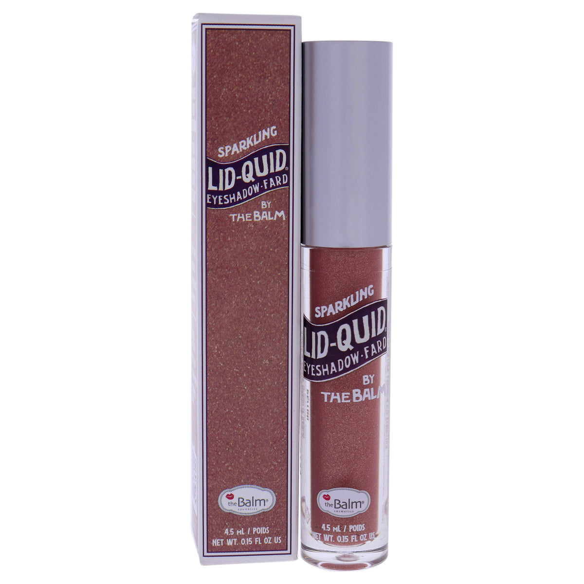 the Balm Lid-Quid Sparkling Liquid Eyeshadow - Bellini Women's Eye Shadow 0.15 FL OZ | 4.4 ML