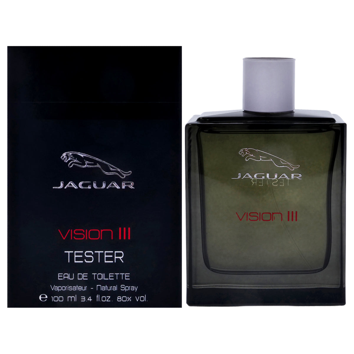 Jaguar Jaguar Vision III Men's Eau De Toilette Fragrance Testers Tester 3.4 FL OZ | 100 ML
