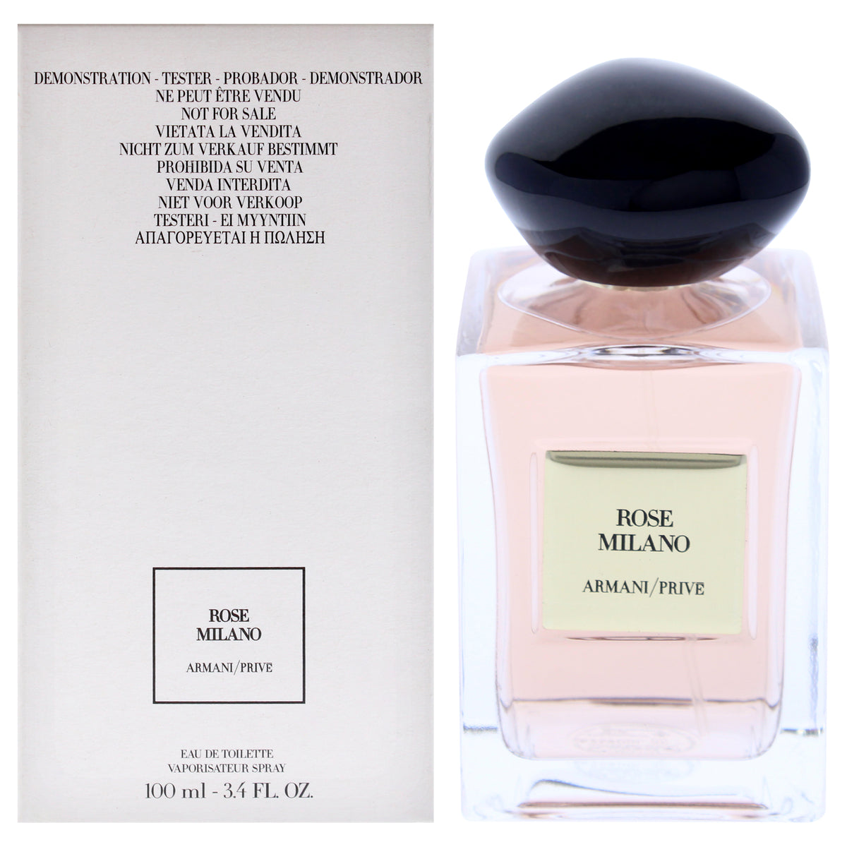 Giorgio Armani Prive Rose Milano Women's Eau De Toilette Fragrance Testers Tester 3.4 FL OZ | 100 ML