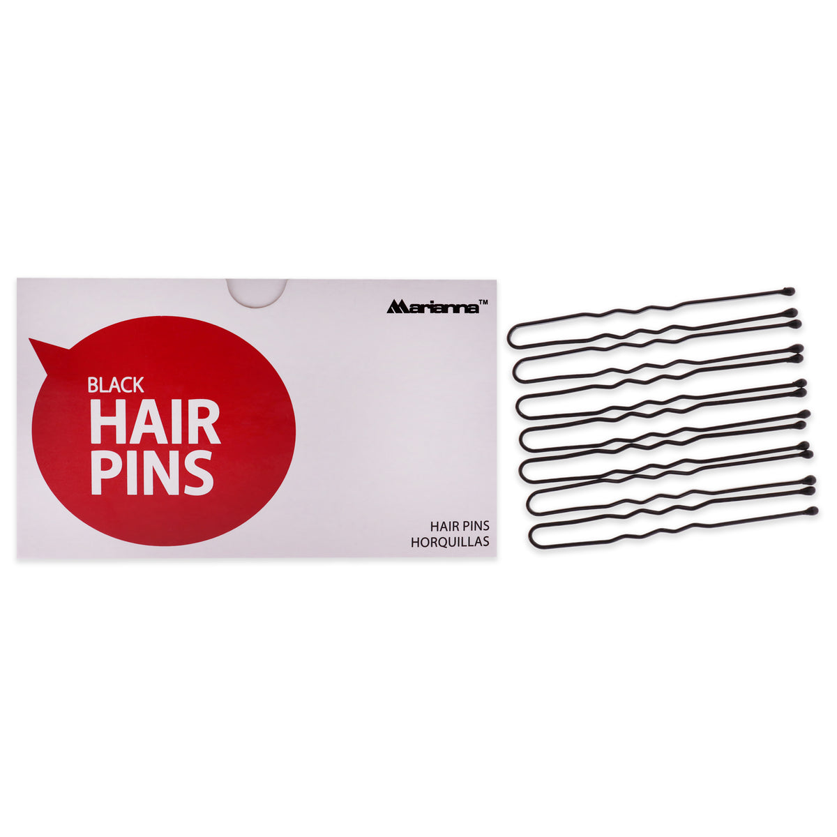 Marianna Pro Basic Hair Pins - Black Women's Clips & Barrettes
