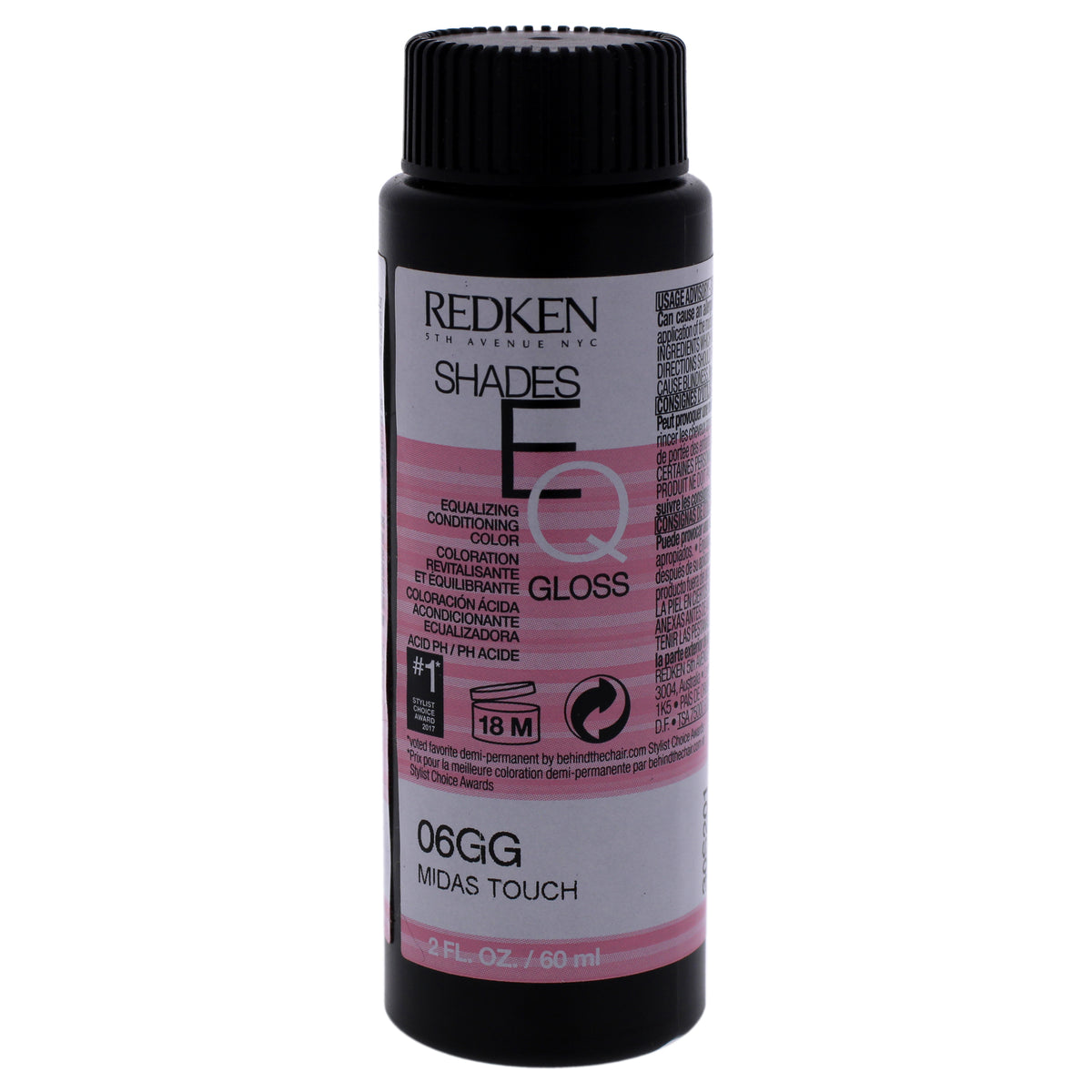 Redken Shades EQ Color Gloss - 06GG Midas Touch Unisex Color Glazes 2 OZ | 59 ML