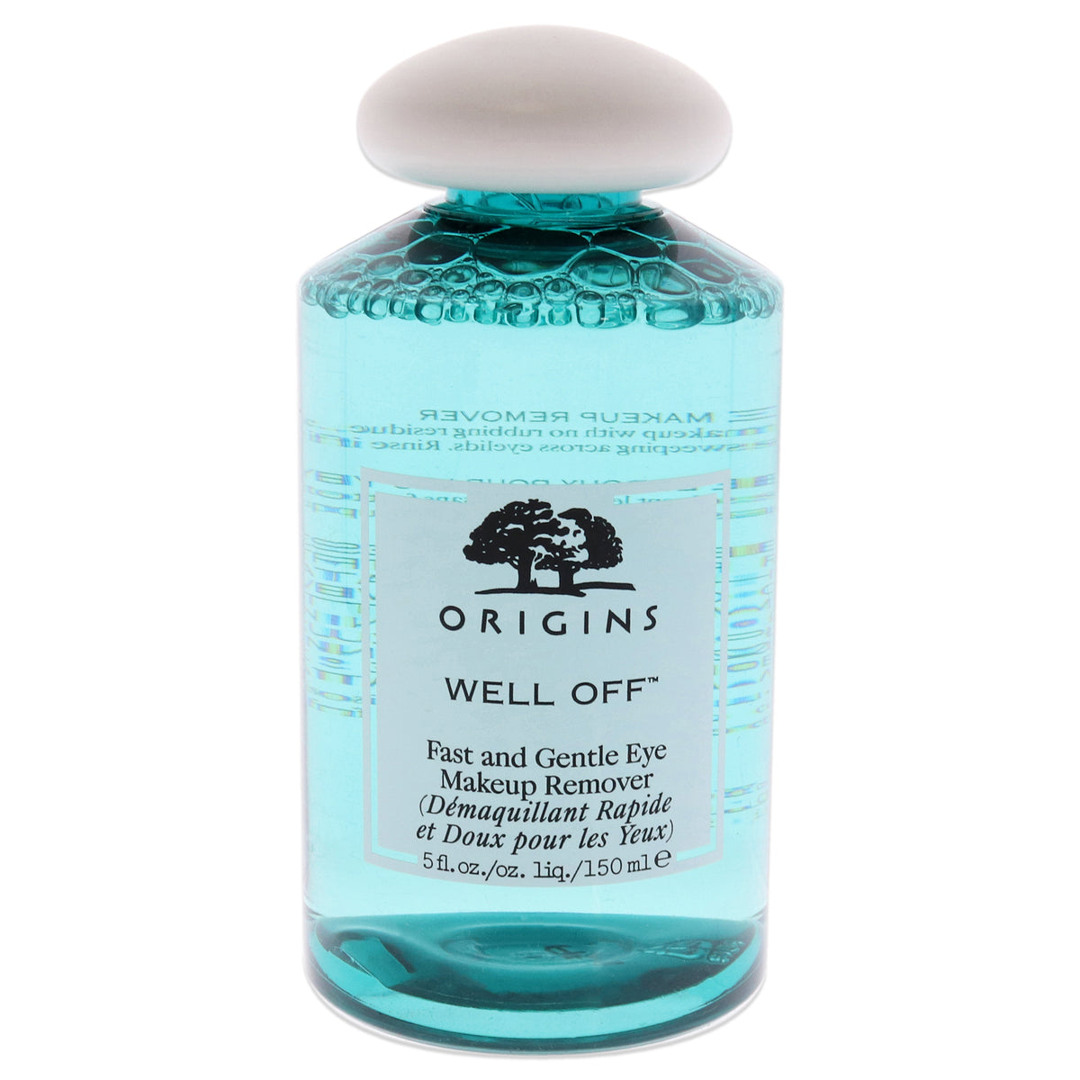 Origins Well Off Fast and Gentle Eye Makeup Remover Unisex Makeup Cleansing Water 5 FL OZ | 148 ML