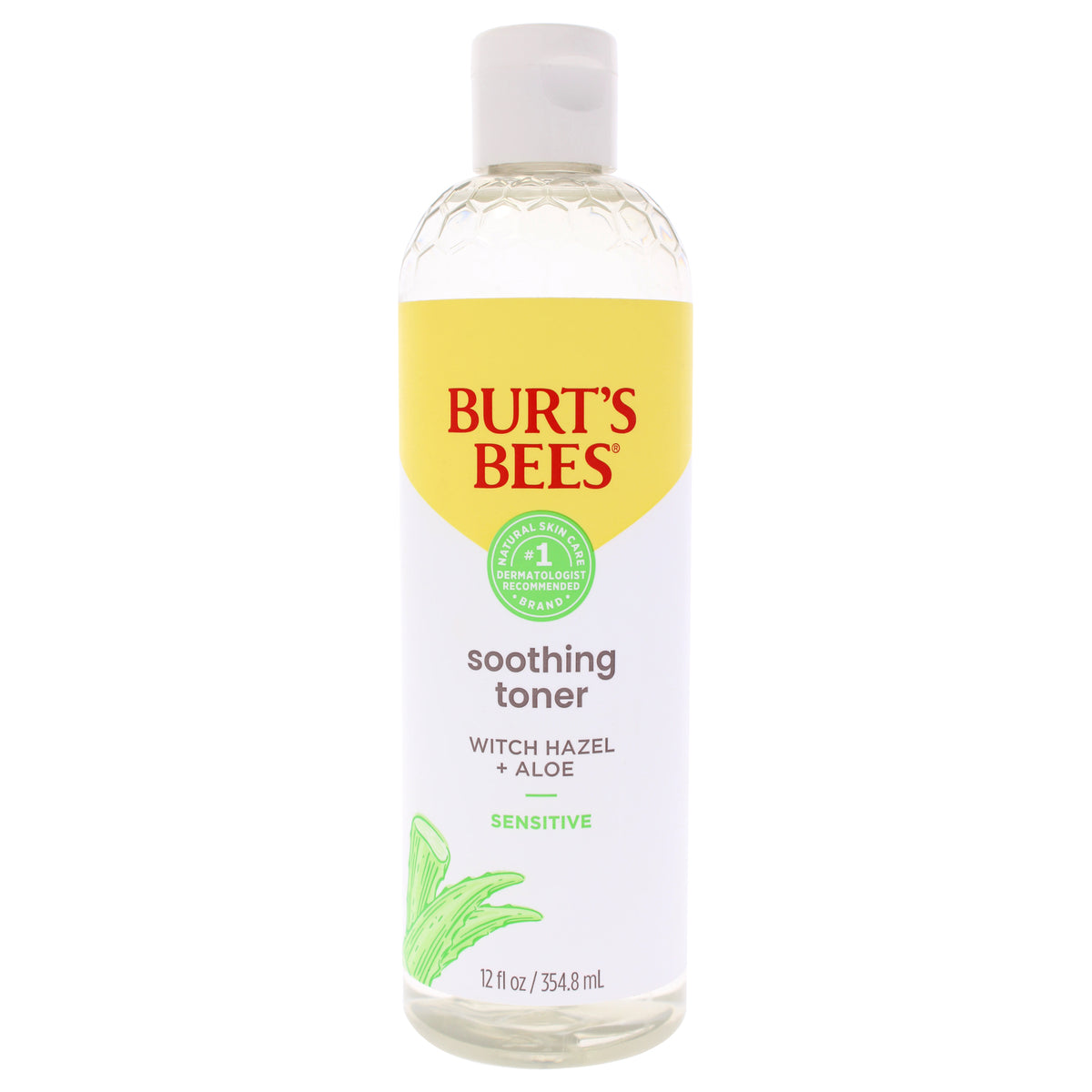 Burts Bees Sensitive Toner With Aloe Vera Unisex Toners & Astringents 12 FL OZ | 355 ML
