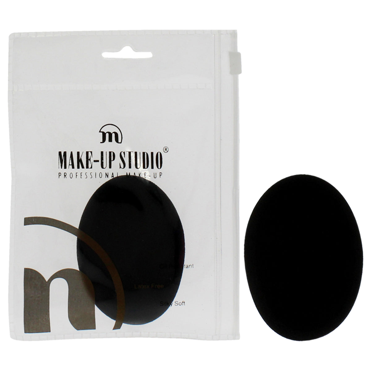 Make-Up Studio Oval Buffed Sponge Blending - Black Women's Blenders & Sponges