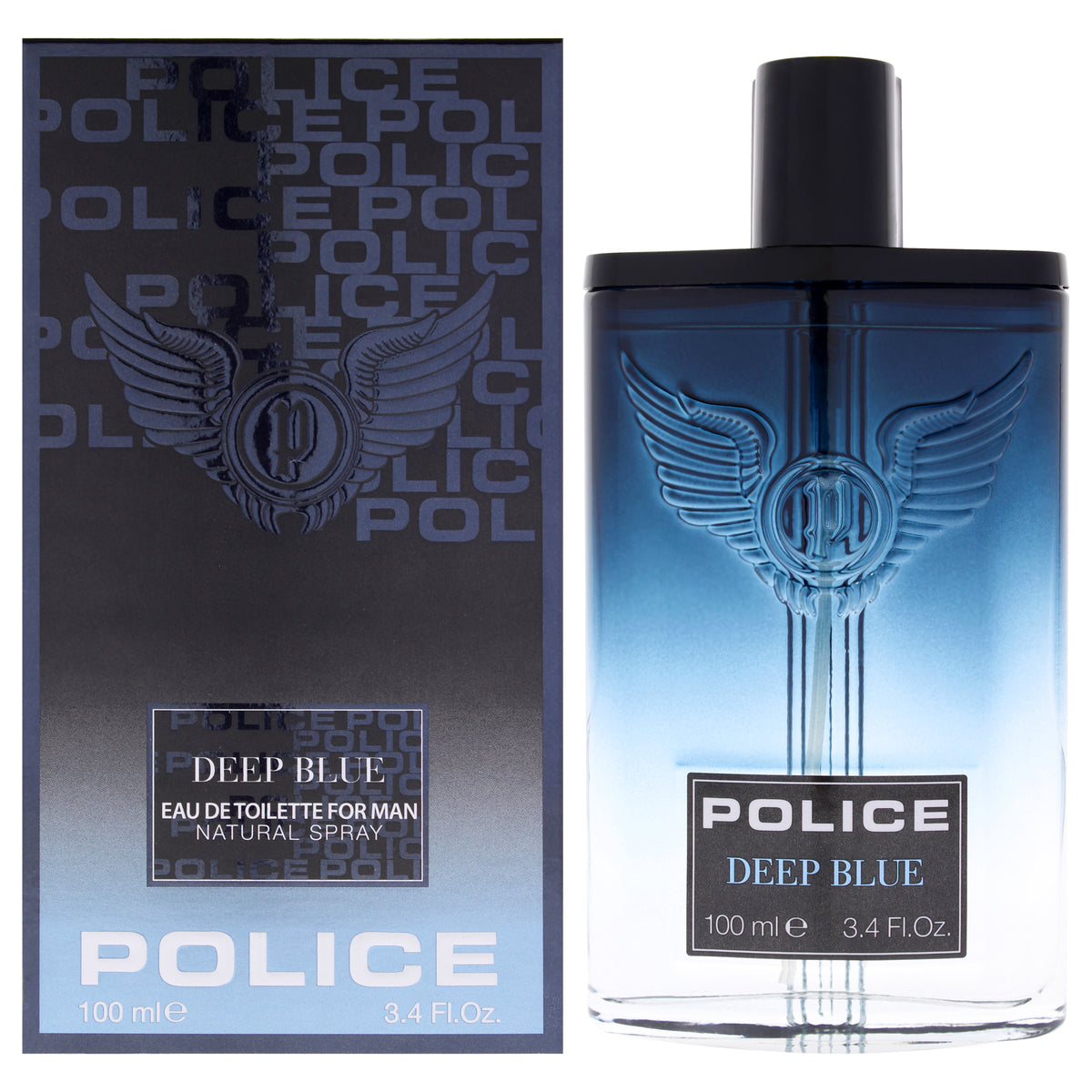 Police Police Deep Blue Men's Eau de Toilette 3.4 FL OZ | 100 ML