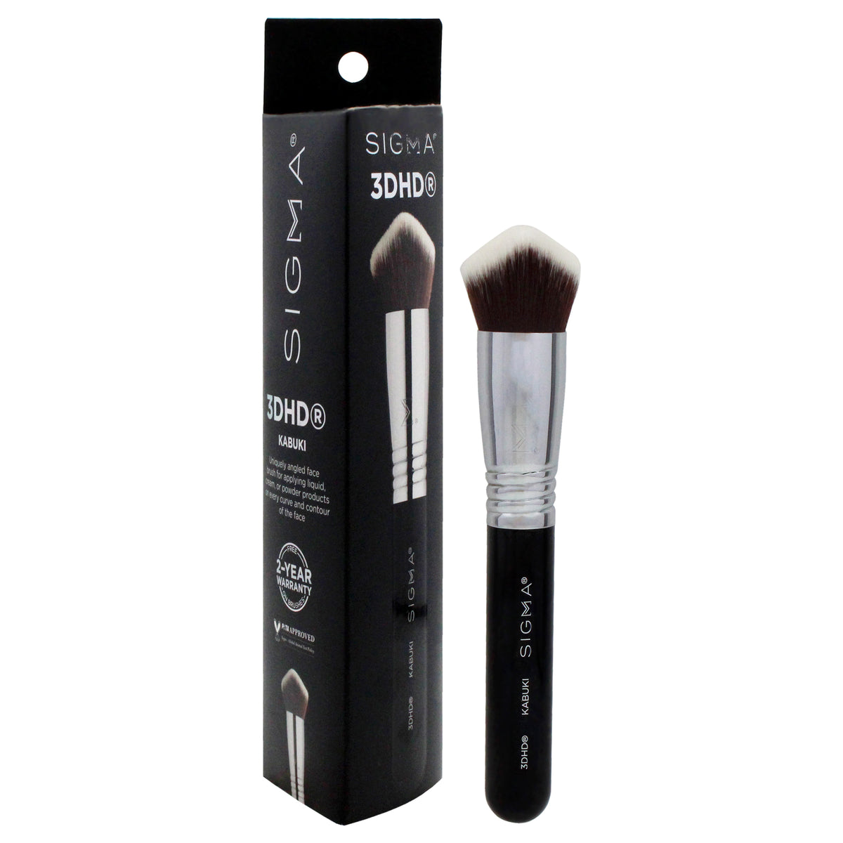 SIGMA Kabuki Brush - 3DHD Black Women's Kabuki Brushes