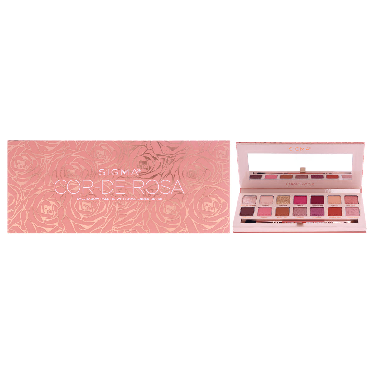 SIGMA Eyeshadow Palette - Cor-De-Rosa Women's Eye Palettes & Kits